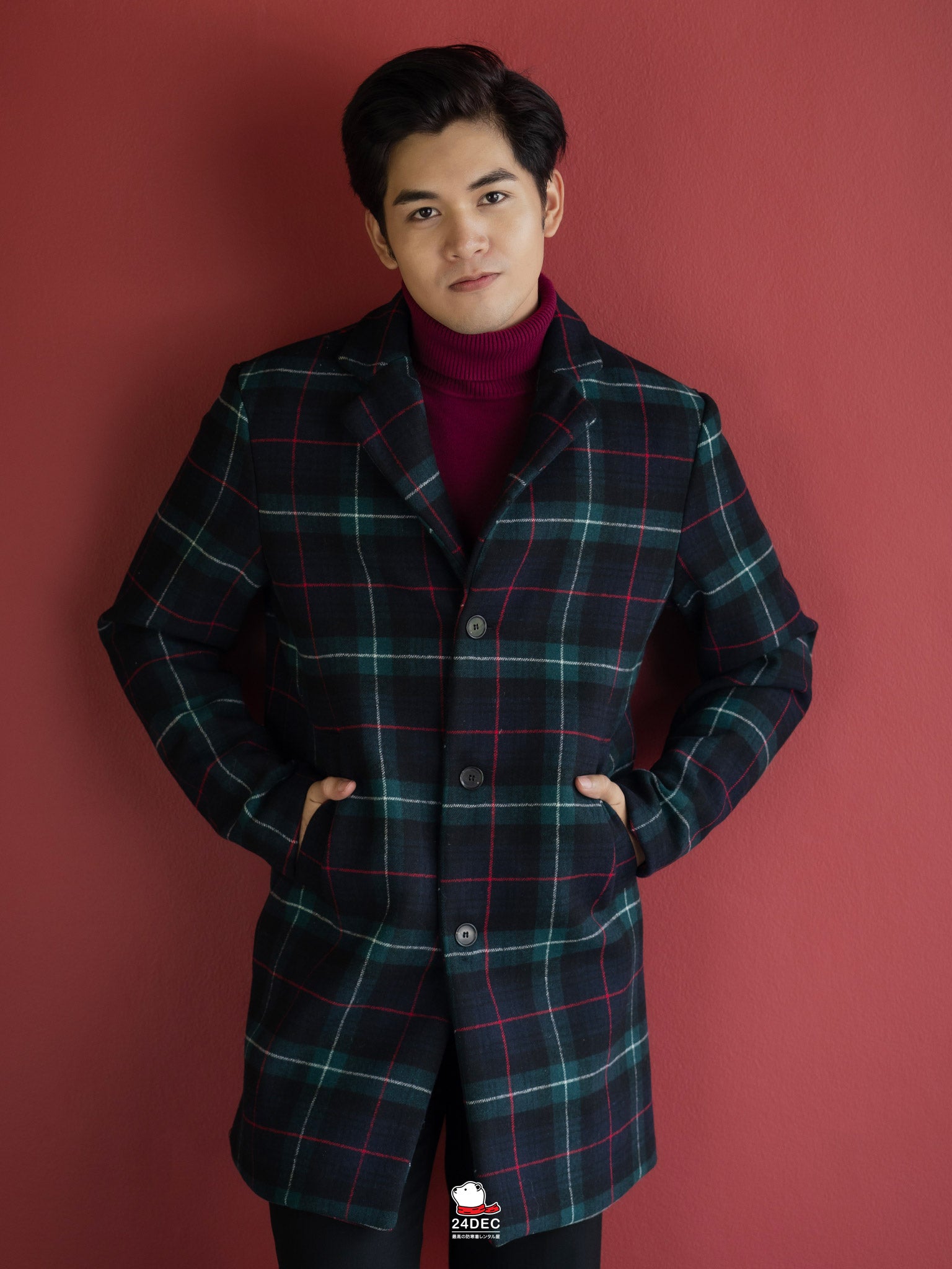เช่าเสื้อโค้ท ชาย รุ่น SAMUEL สี เขียว