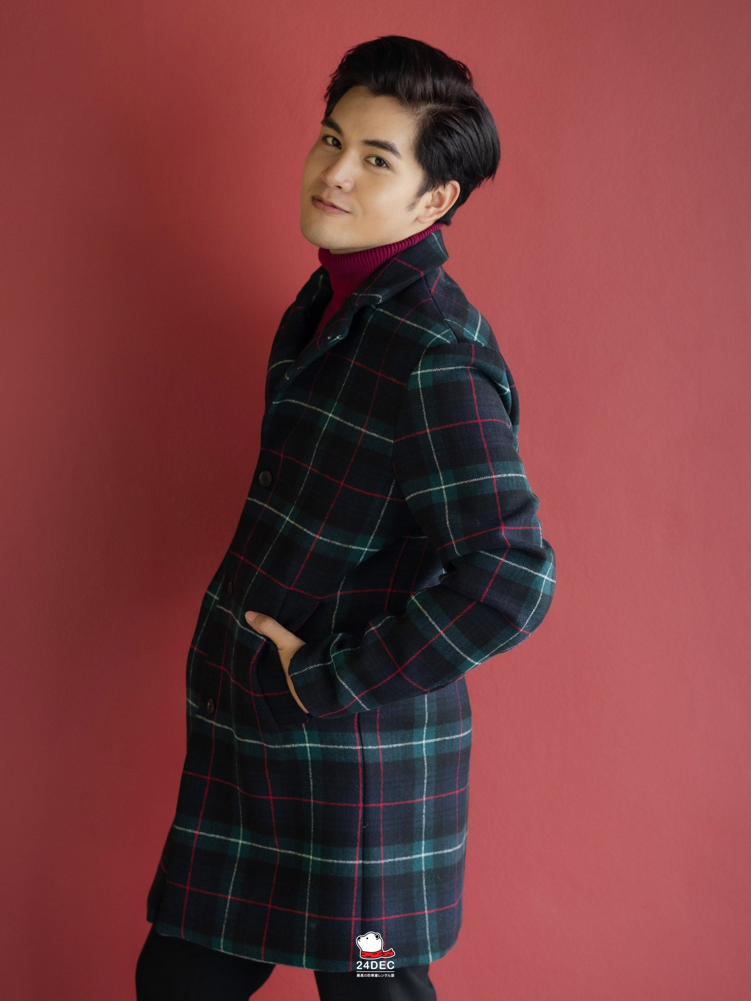 เช่าเสื้อโค้ท ชาย รุ่น SAMUEL สี เขียว