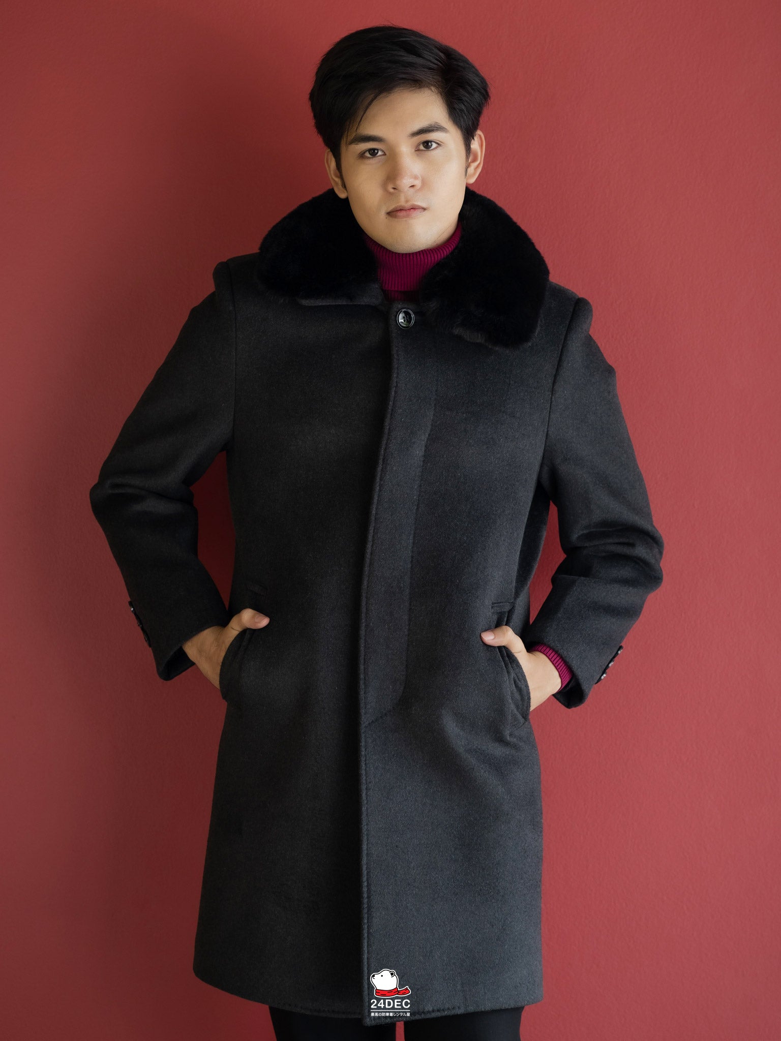 เช่าเสื้อโค้ท ชาย รุ่น VALLETTA สี เทา