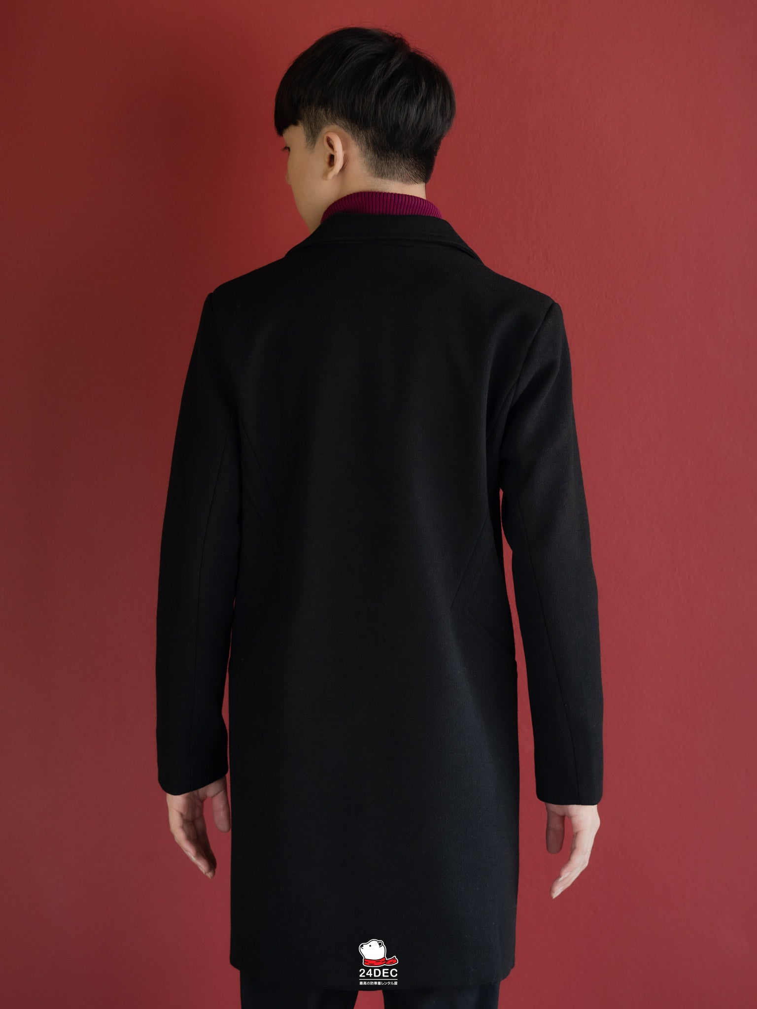 เช่าเสื้อโค้ท ชาย รุ่น ZEUS สี ดำ