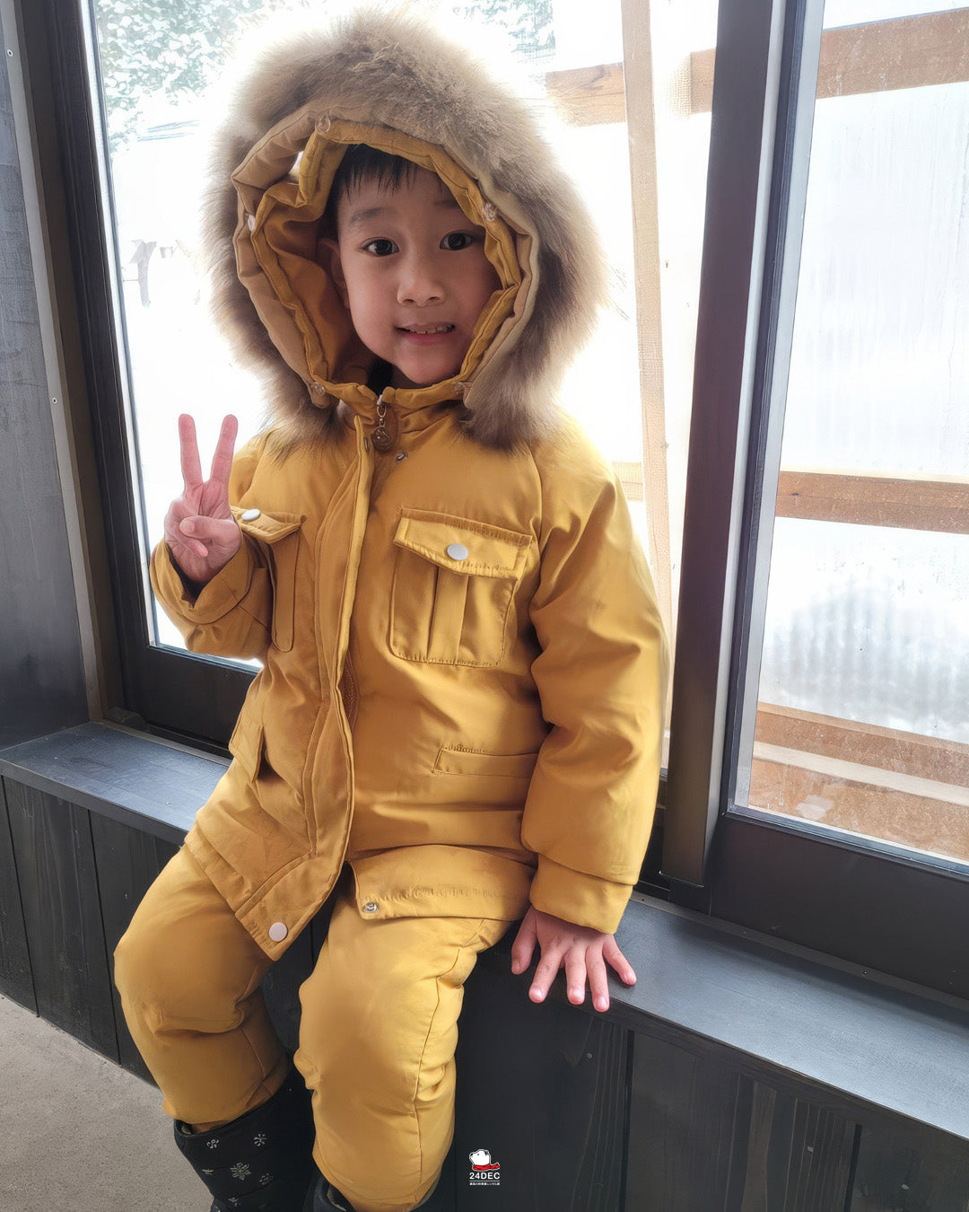 เช่าเสื้อกันหนาว เด็ก รุ่น LEMON สี เหลือง