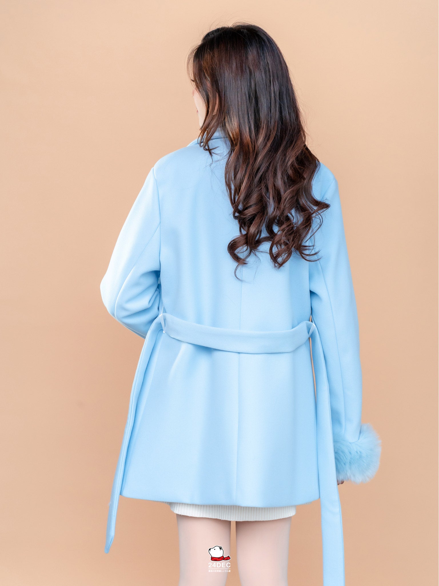 เช่าเสื้อโค้ท หญิง รุ่น WISH สี น้ำเงิน