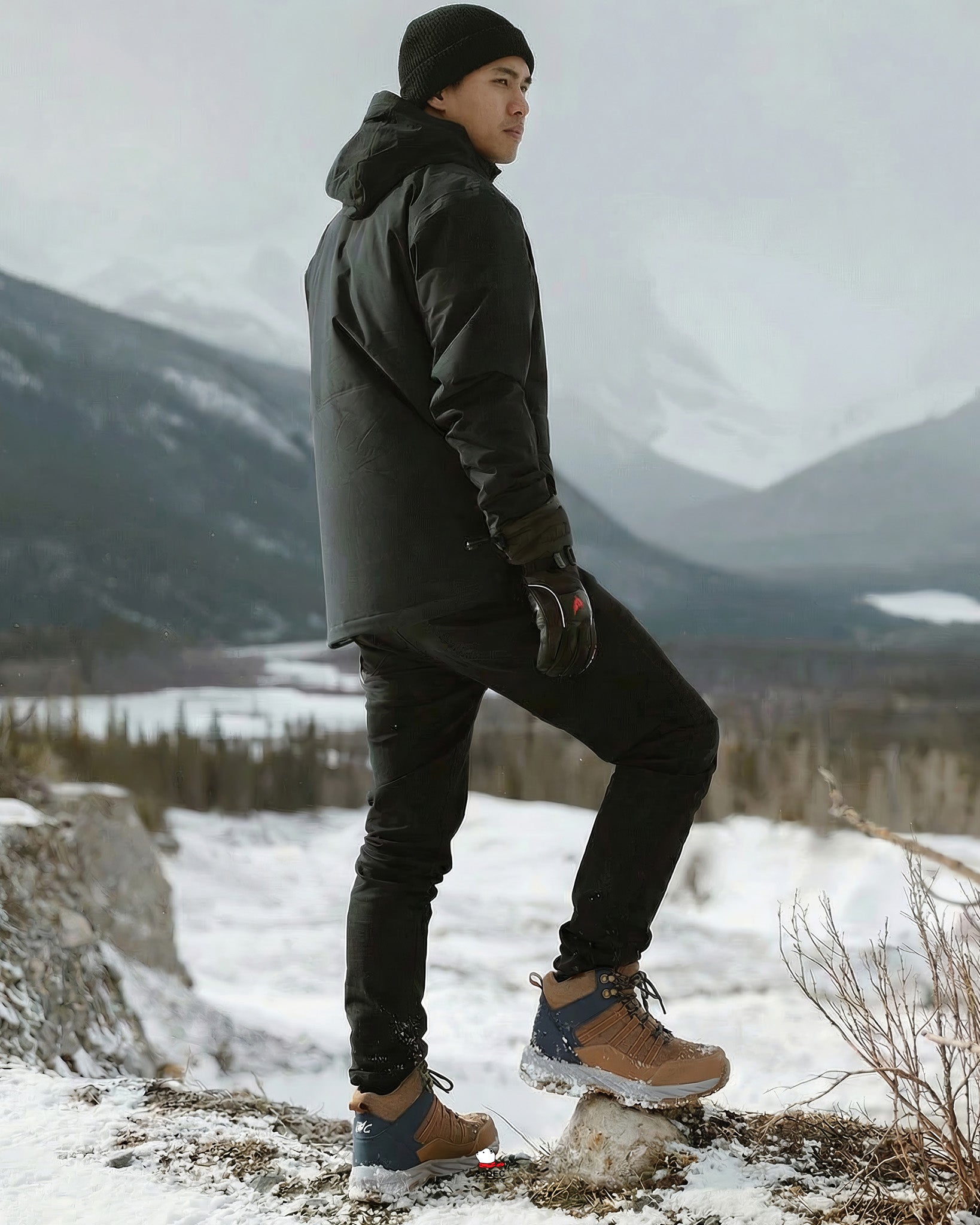 เช่ารองเท้าบูท ชาย รุ่น ABISKO สี น้ำตาล