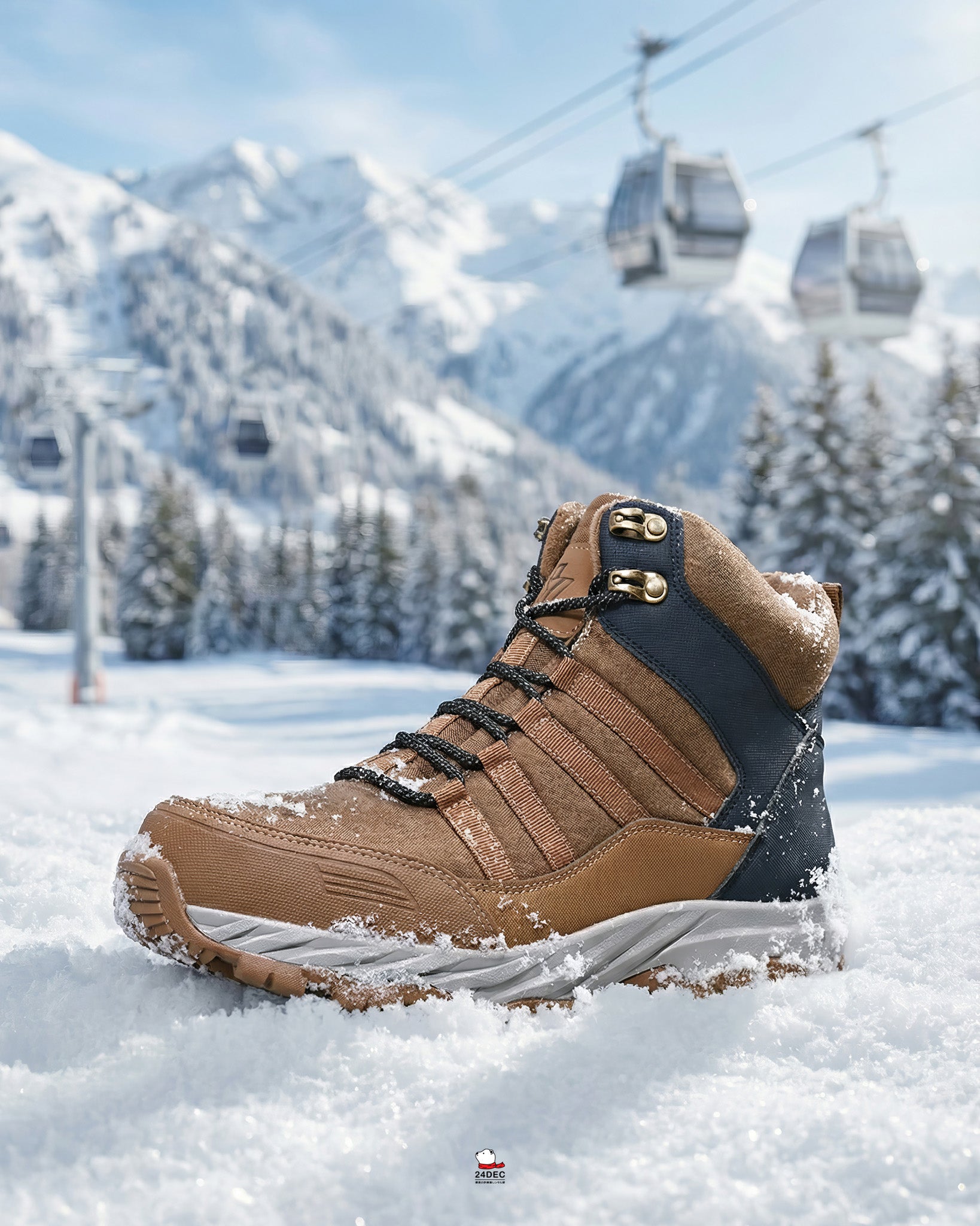 เช่ารองเท้าบูท ชาย รุ่น ABISKO สี น้ำตาล