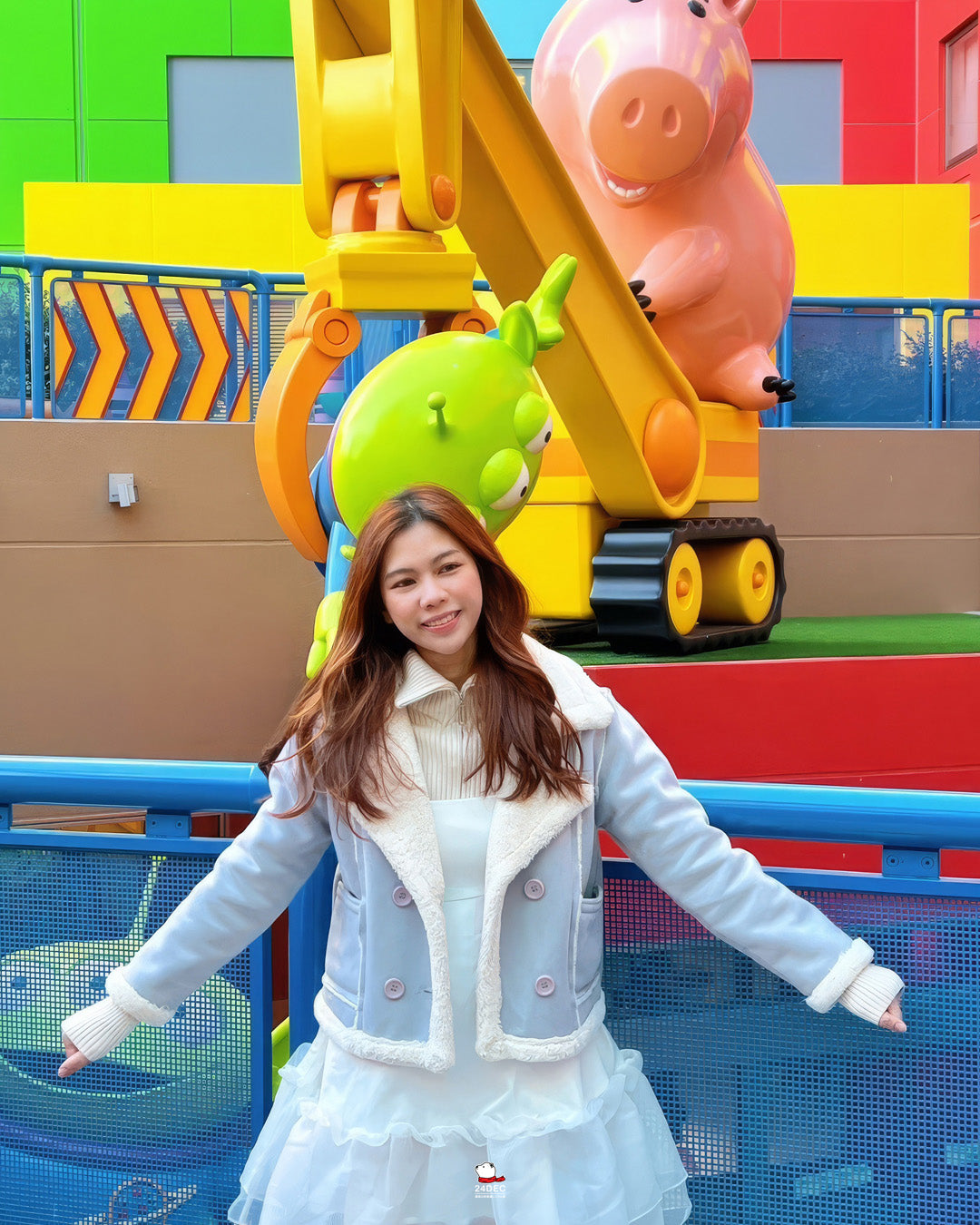 เช่าเสื้อแจ็คเก็ต หญิง รุ่น ADORE สี ฟ้า