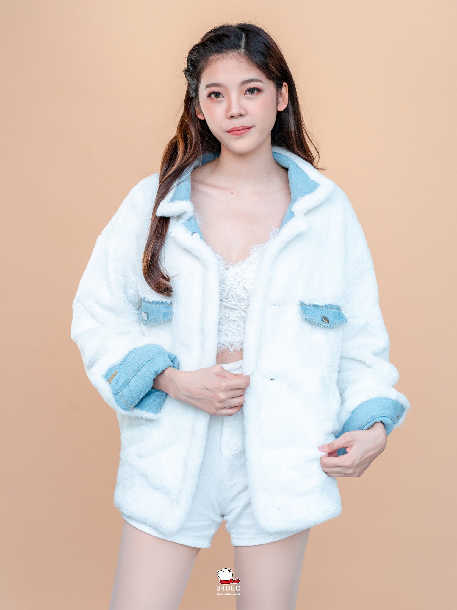 เช่าเสื้อแจ็คเก็ต หญิง รุ่น NIVALIS สี น้ำเงิน