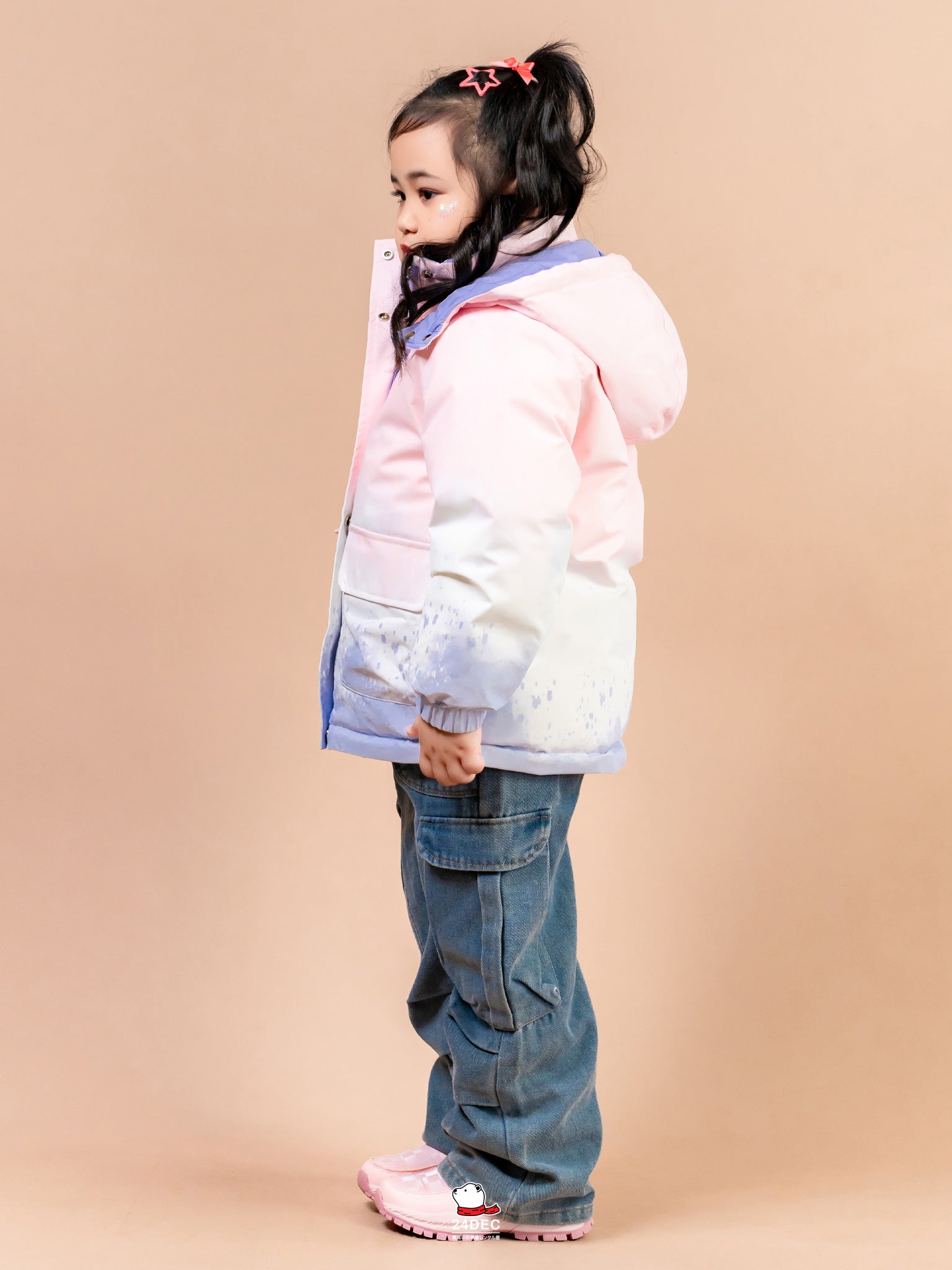 เช่าเสื้อกันหนาว เด็ก รุ่น AKIKO สี ชมพู