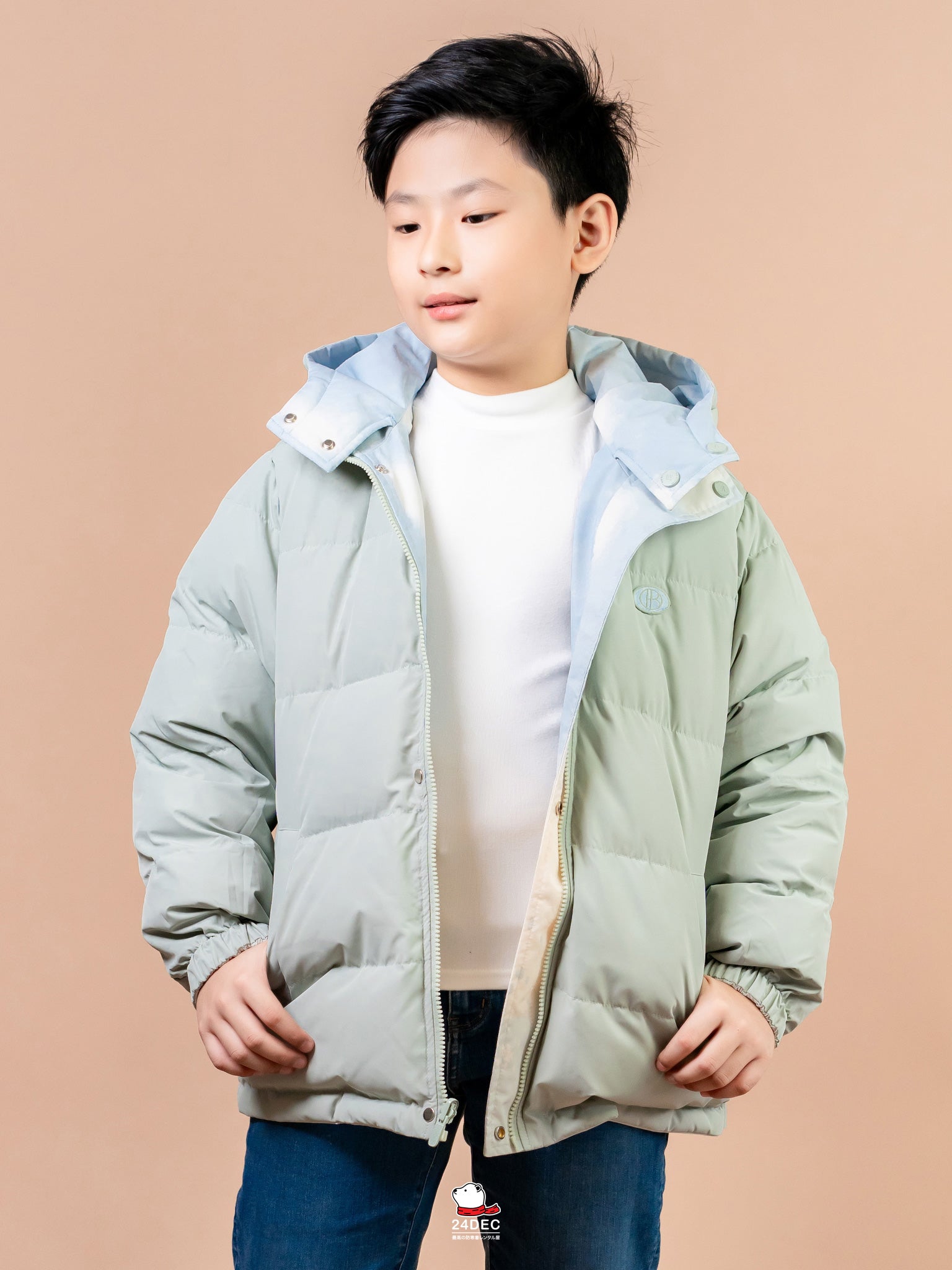 เช่าเสื้อกันหนาว เด็ก รุ่น AKIKO สี ฟ้า