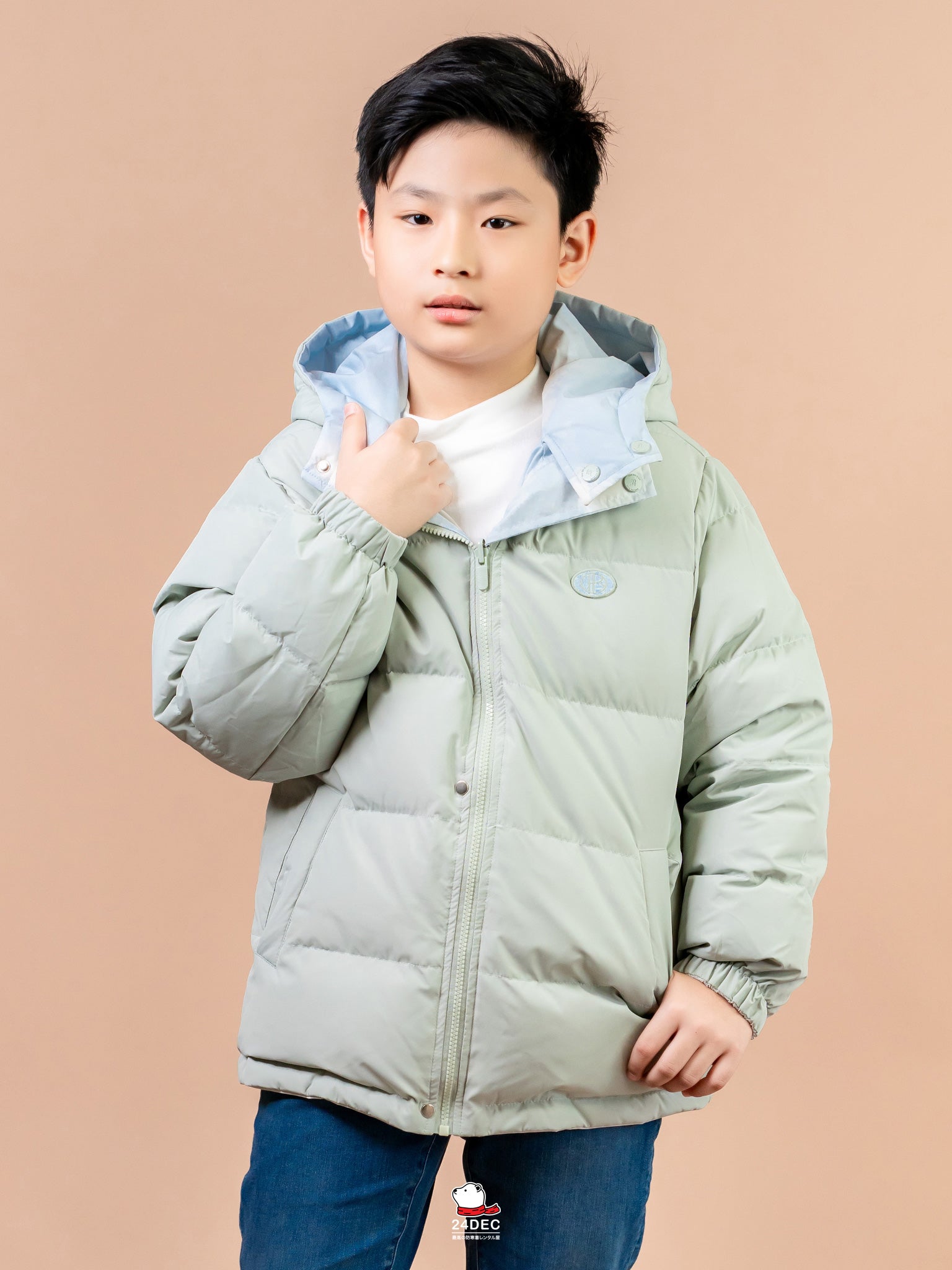 เช่าเสื้อกันหนาว เด็ก รุ่น AKIKO สี ฟ้า
