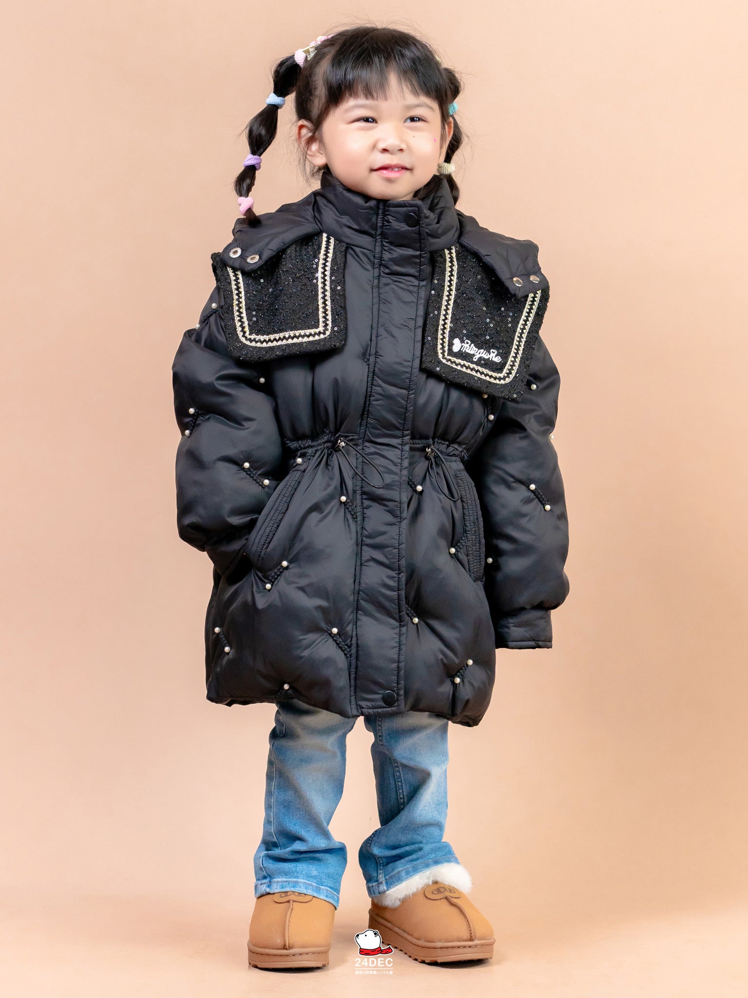 เช่าเสื้อกันหนาว เด็ก รุ่น AKOYA สี ดำ