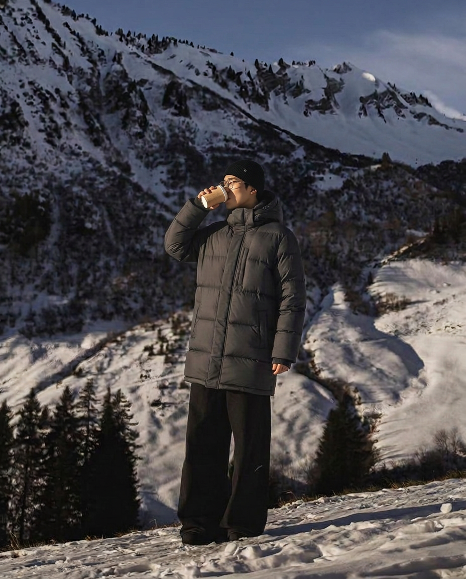เช่าเสื้อกันหนาว ชาย รุ่น ALASKA สี ดำ