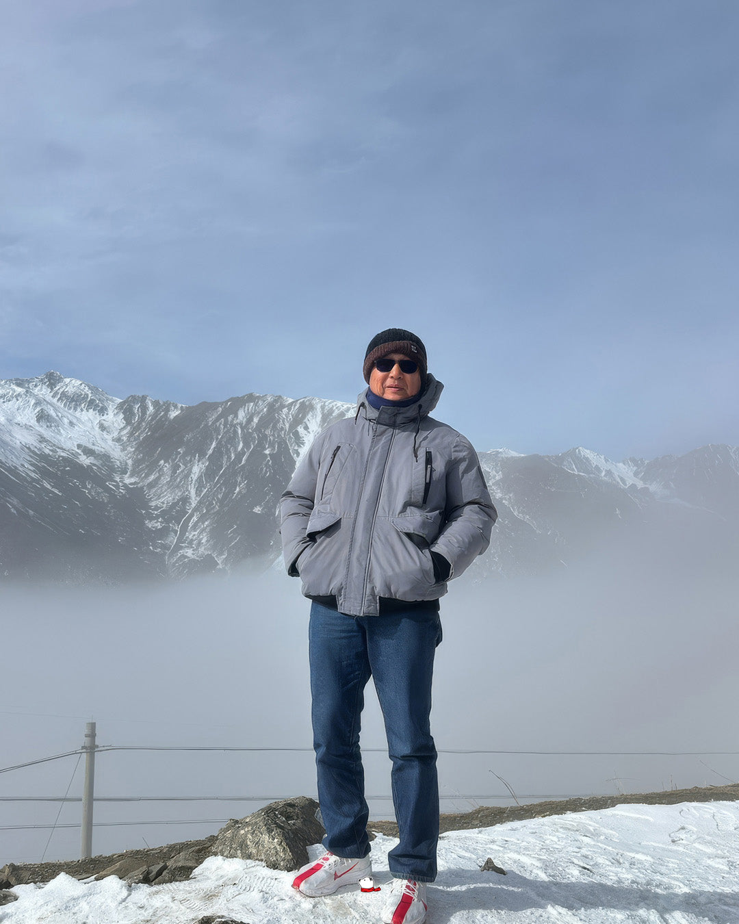 เช่าเสื้อกันหนาว ชาย รุ่น ALPS สี เทา