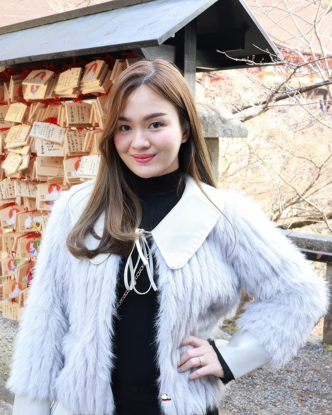 เช่าเสื้อขนเฟอร์ หญิง รุ่น AMANDA สี เทา