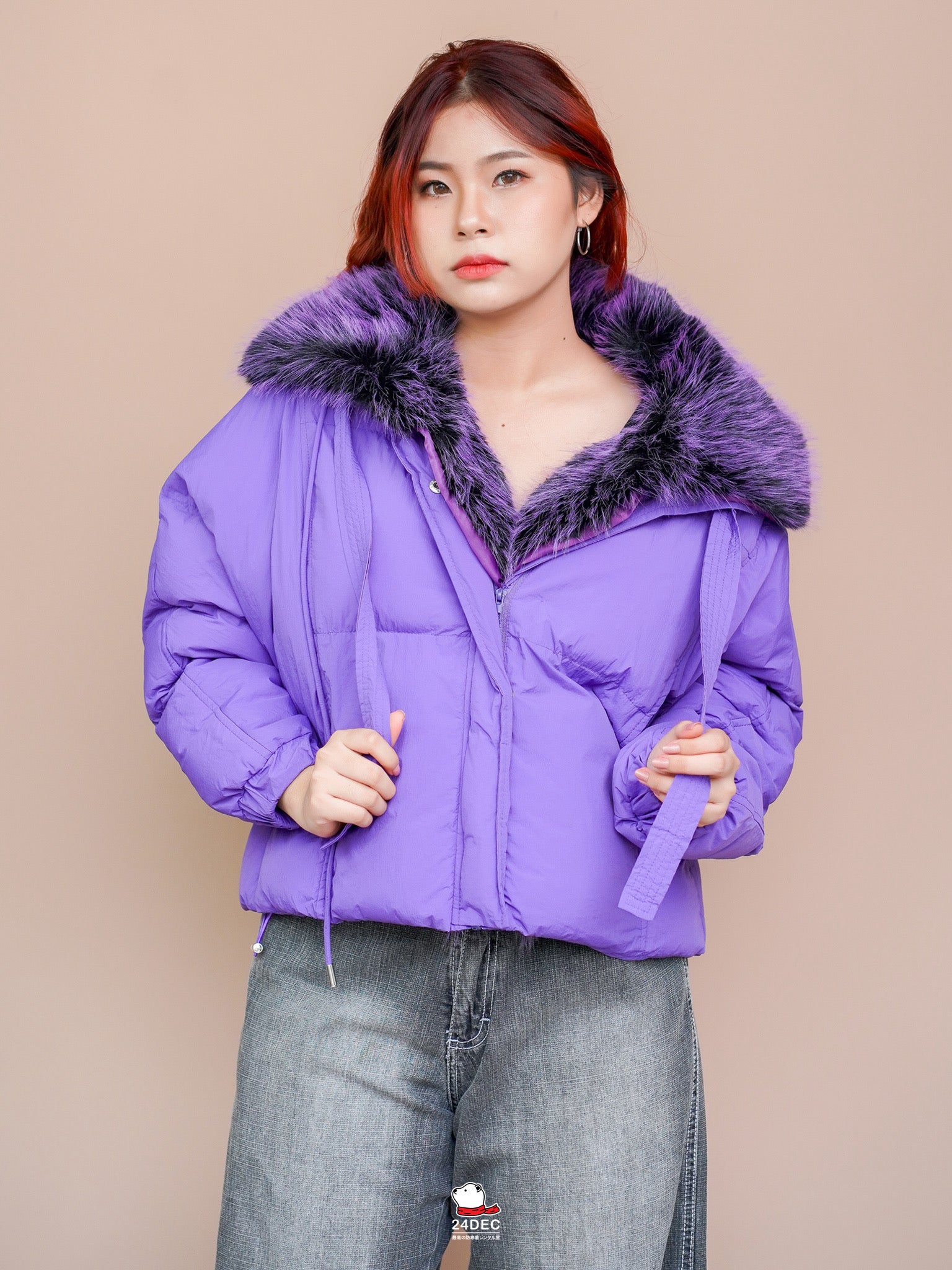 เช่าเสื้อกันหนาว หญิง รุ่น AMETHYST สี ม่วง