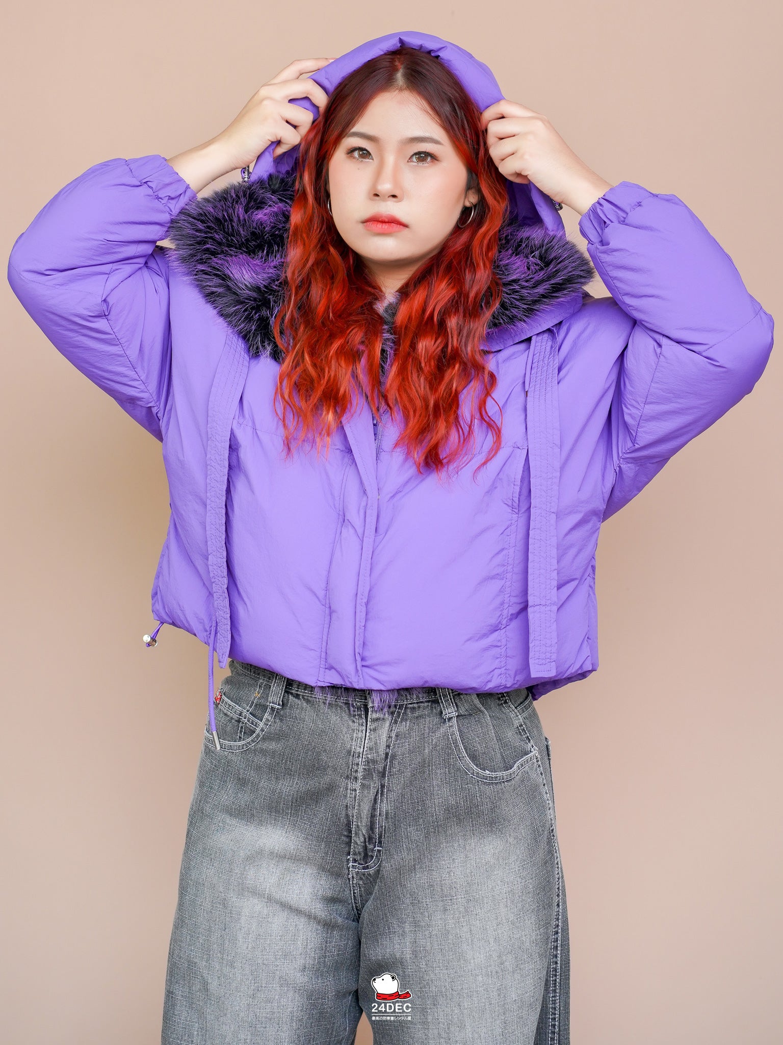 เช่าเสื้อกันหนาว หญิง รุ่น AMETHYST สี ม่วง