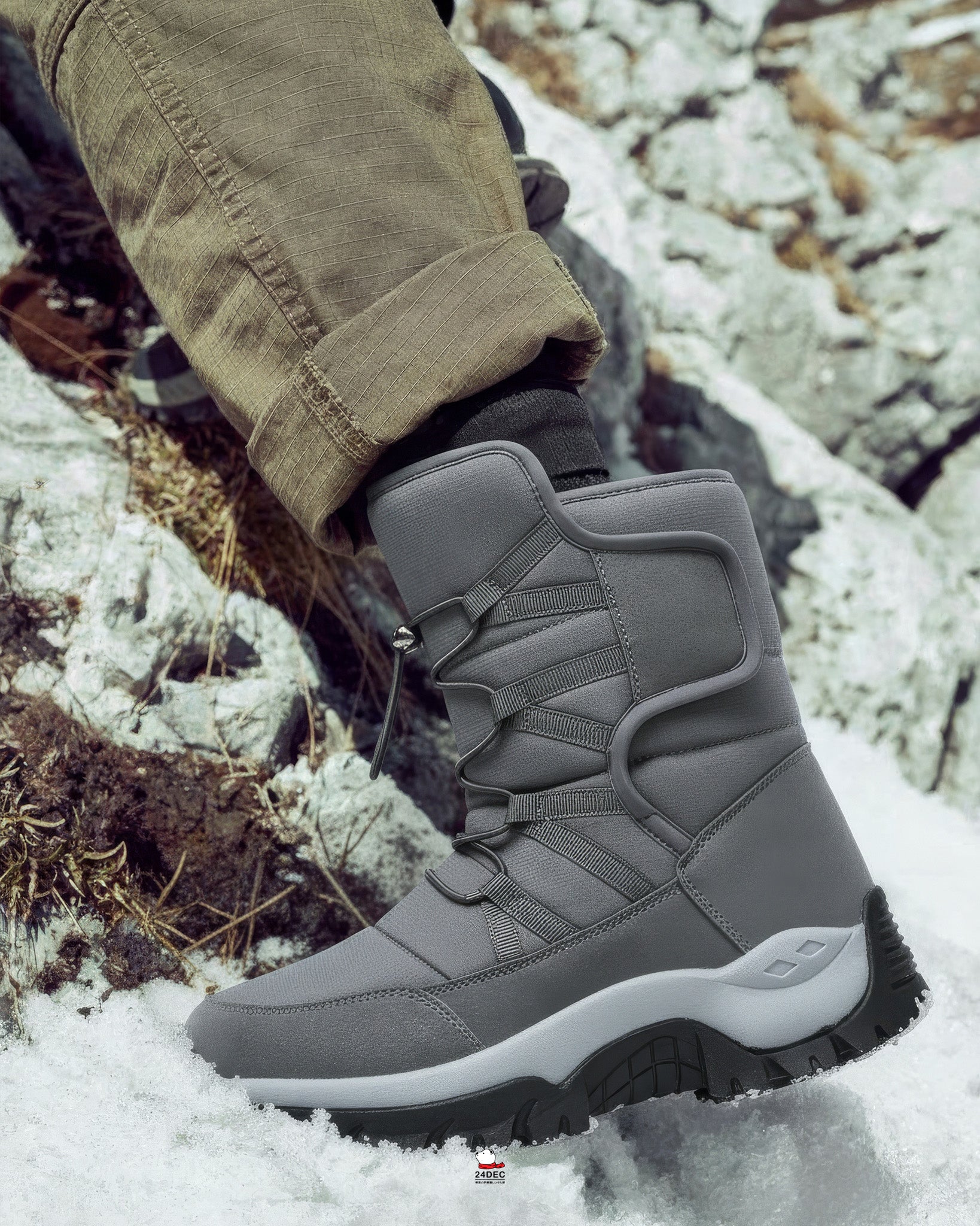 เช่ารองเท้าบูท หญิง รุ่น ANTONIA สี เทา