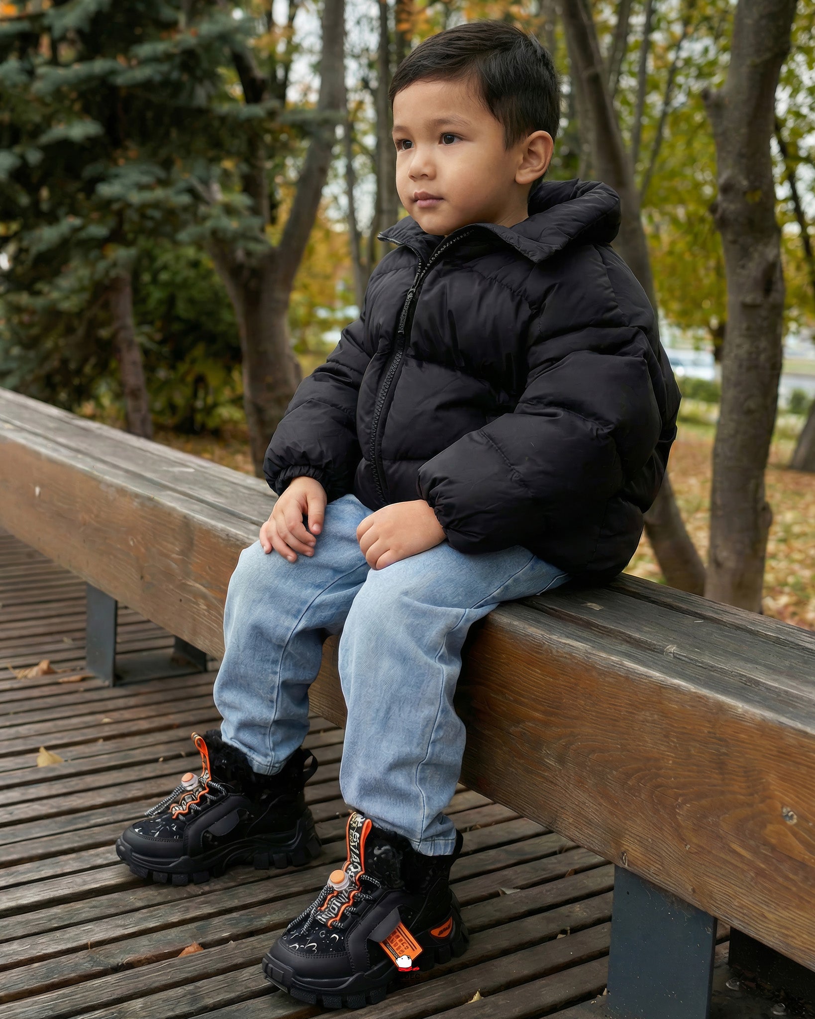 เช่ารองเท้าบูท เด็ก รุ่น ANYTHING สี ดำ