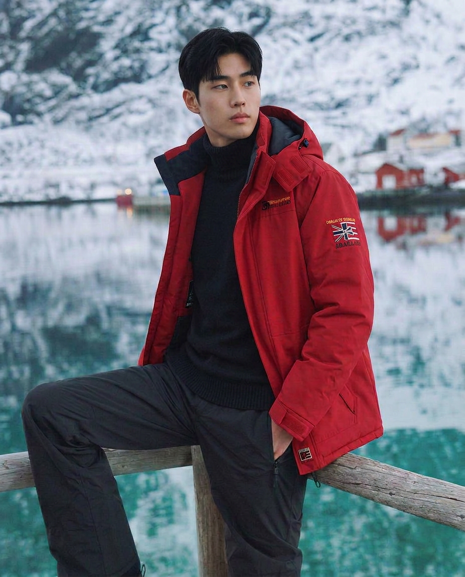 เช่าเสื้อกันหนาว ชาย รุ่น ARAKHAND สี แดง