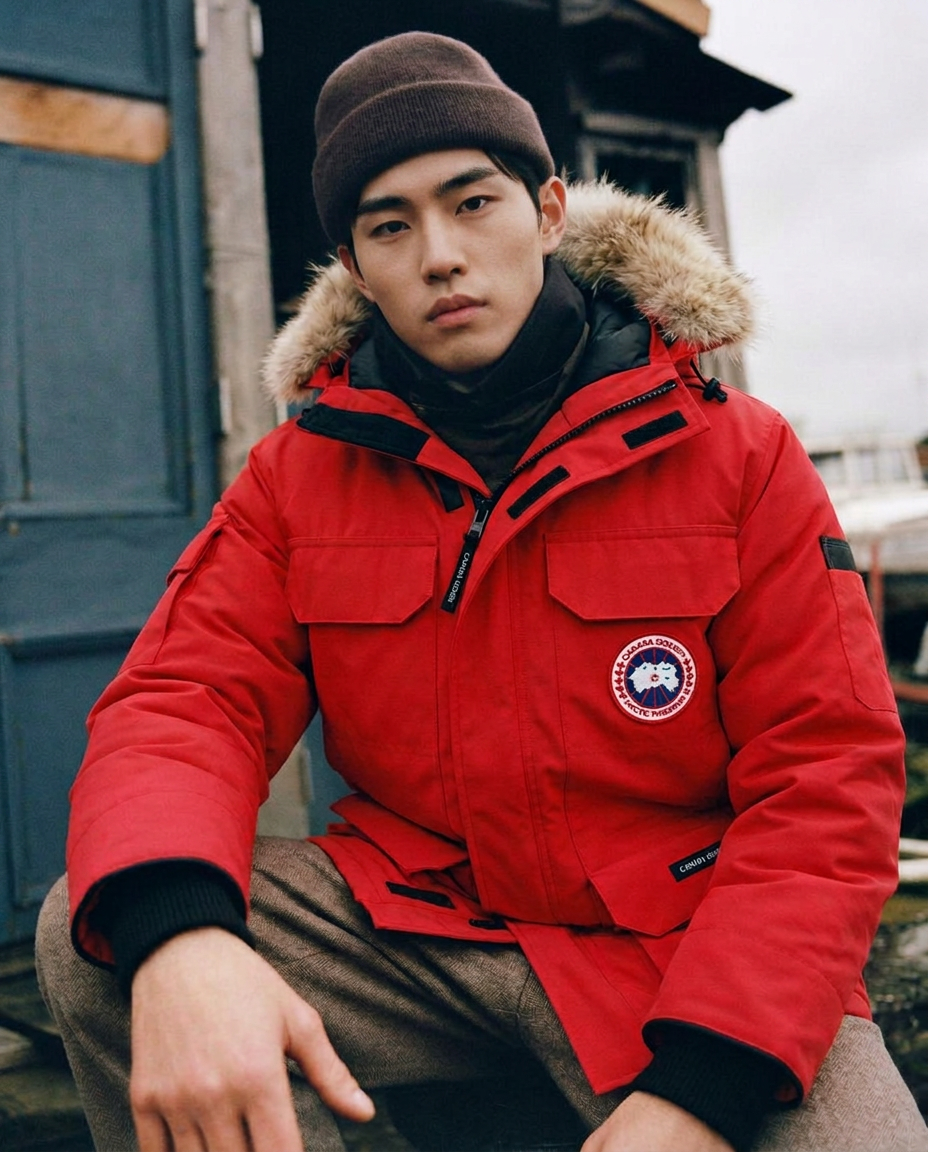 เช่าเสื้อกันหนาว ชาย รุ่น ARCTIC สี แดง