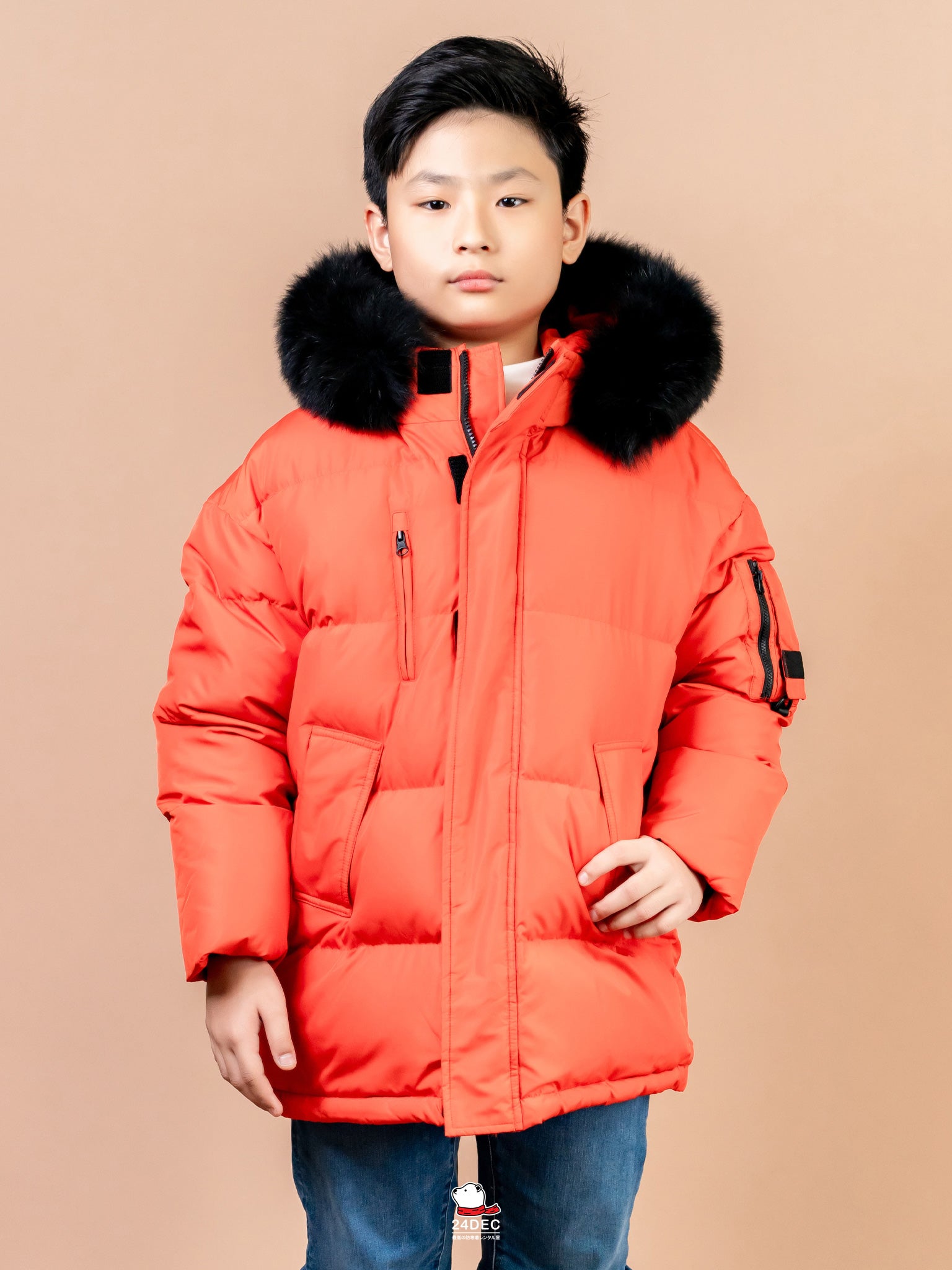 เช่าเสื้อกันหนาว เด็ก รุ่น ARTHUR สี ส้ม