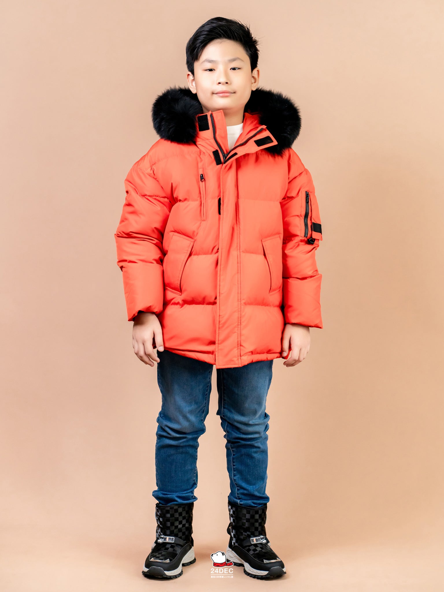 เช่าเสื้อกันหนาว เด็ก รุ่น ARTHUR สี ส้ม