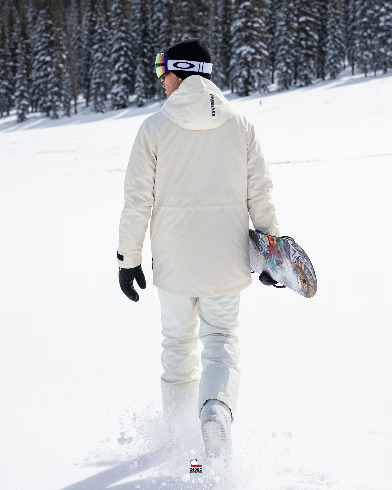 เช่าเสื้อกันหนาว ชาย รุ่น ASAHIKAWA สี ขาว