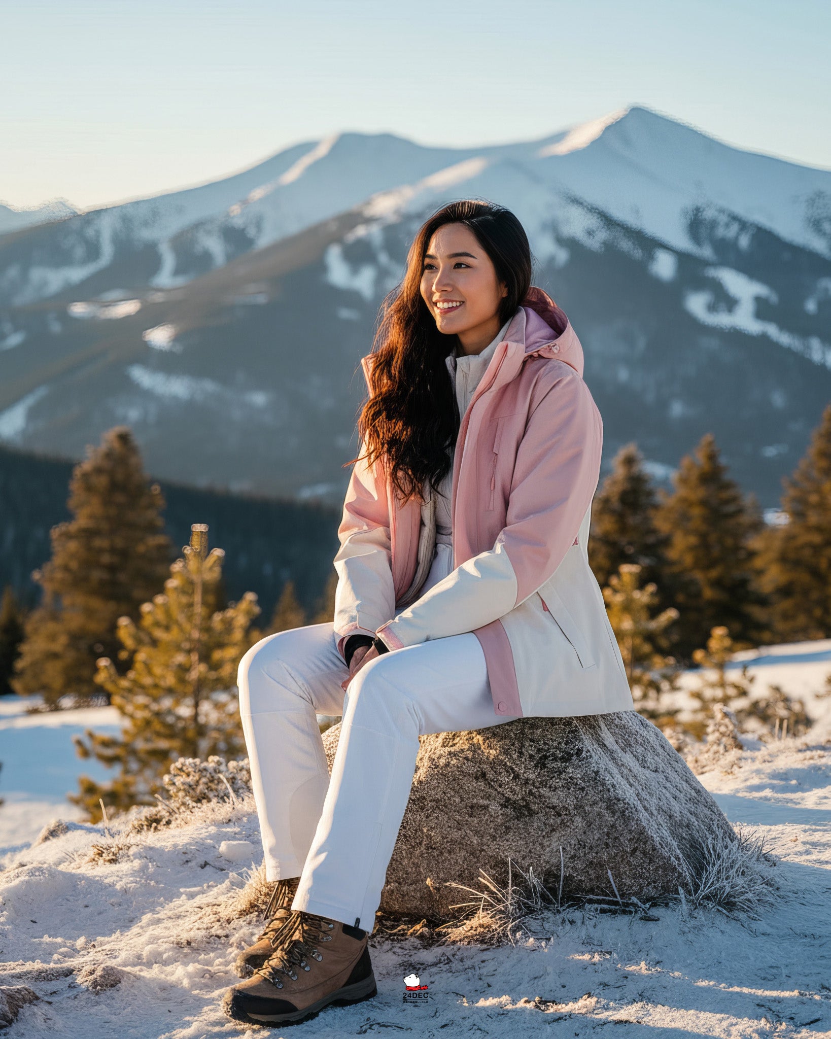 เช่าเสื้อกันหนาว หญิง รุ่น ATLANTA สี ชมพู