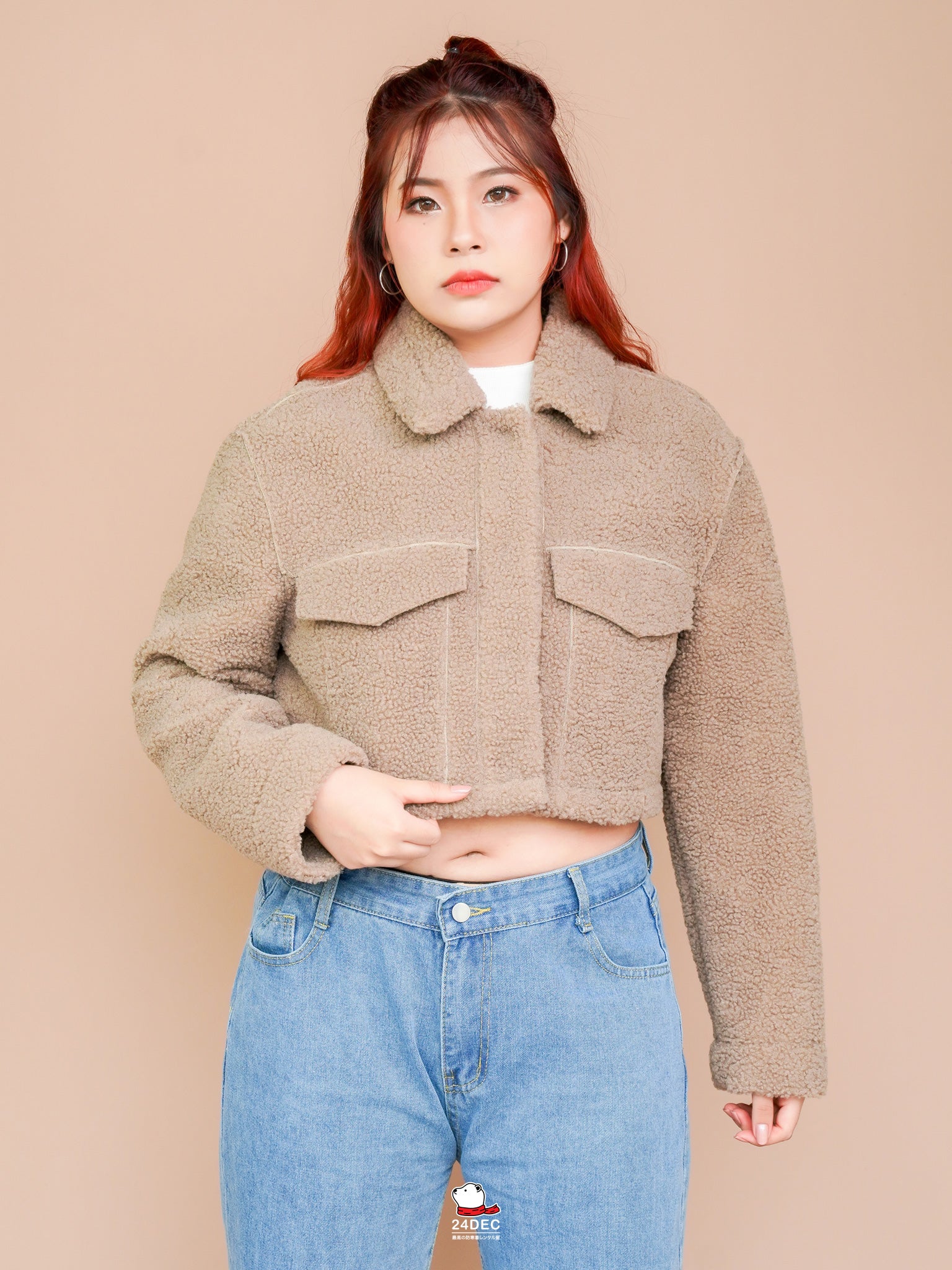 เช่าเสื้อแจ็คเก็ต หญิง รุ่น AUTUMN สี น้ำตาล