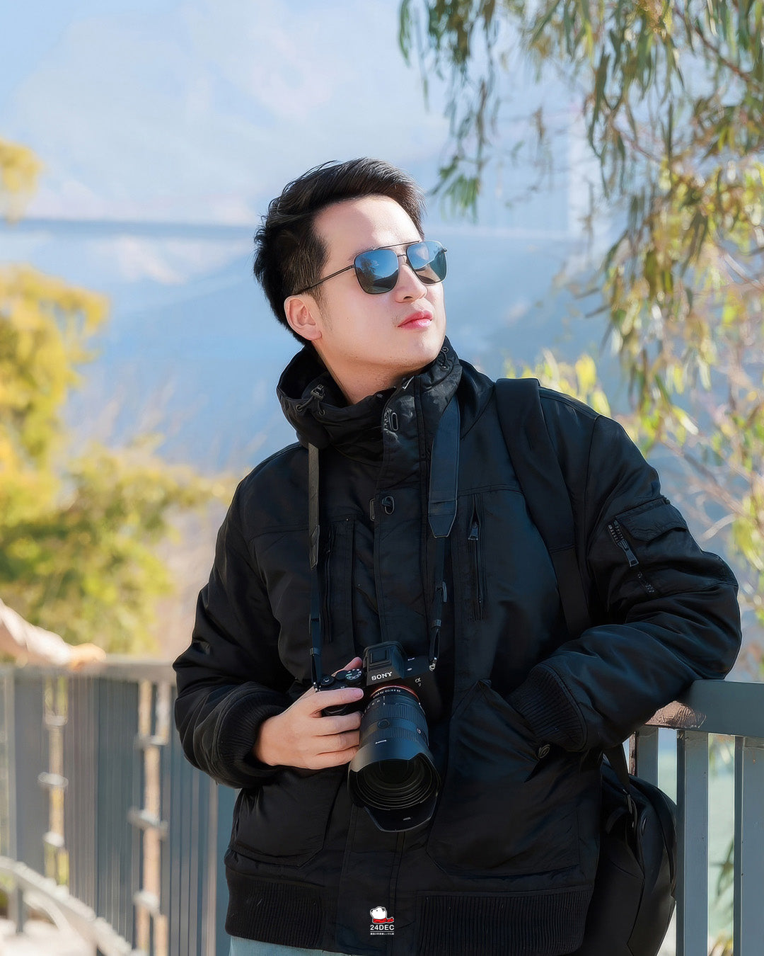 เช่าเสื้อกันหนาว ชาย รุ่น BACKPACKER สี ดำ