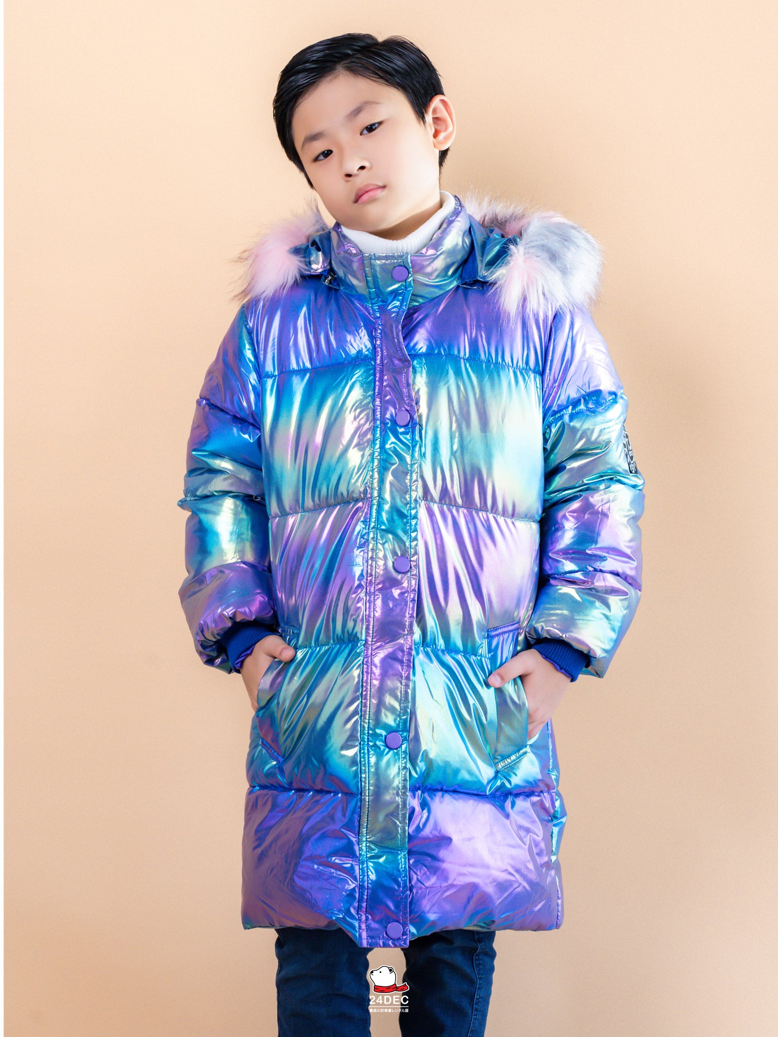 เช่าเสื้อกันหนาว เด็ก รุ่น BALLOON สี ม่วง