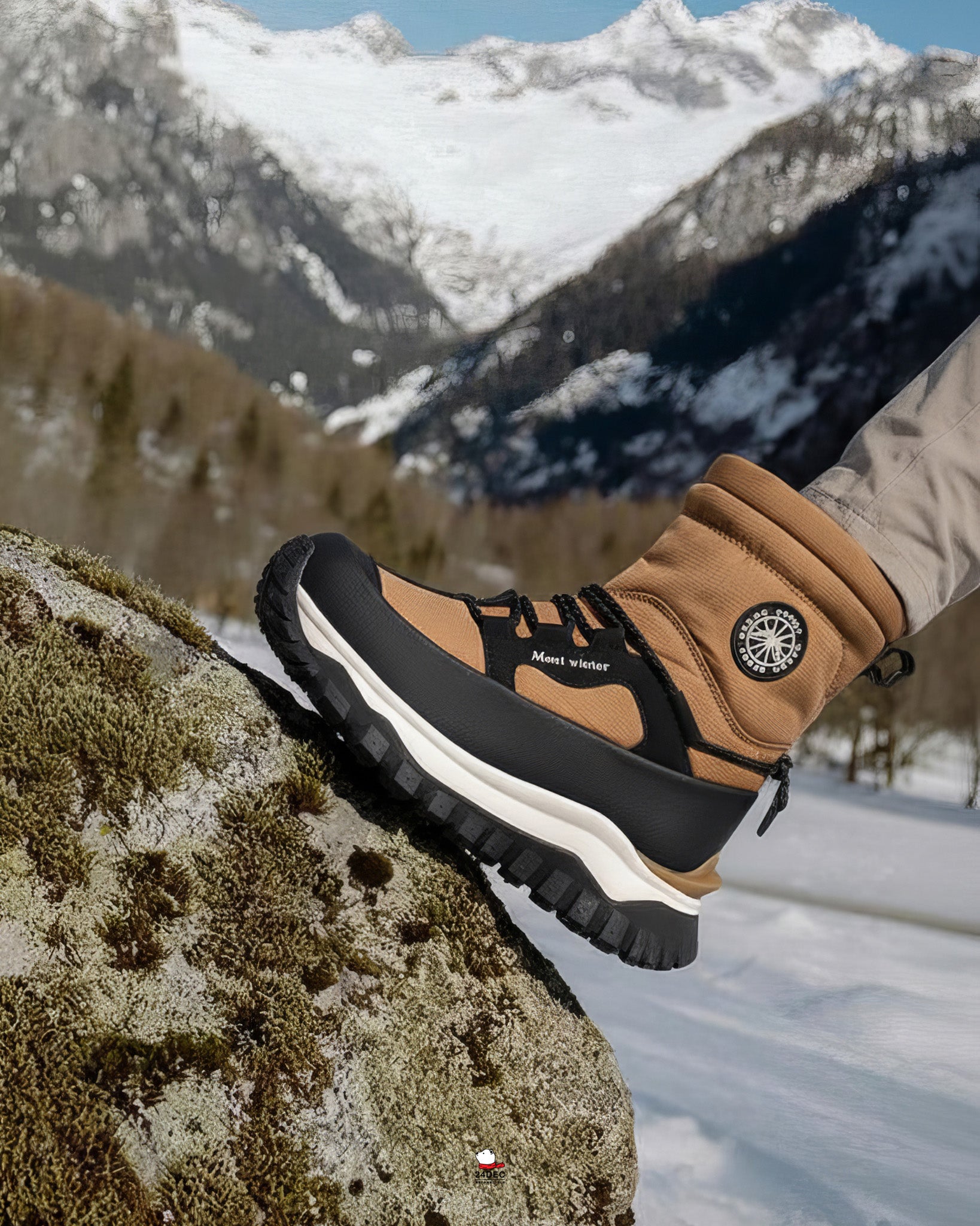 เช่ารองเท้าบูท ชาย/หญิง รุ่น BASECAMP สี น้ำตาล