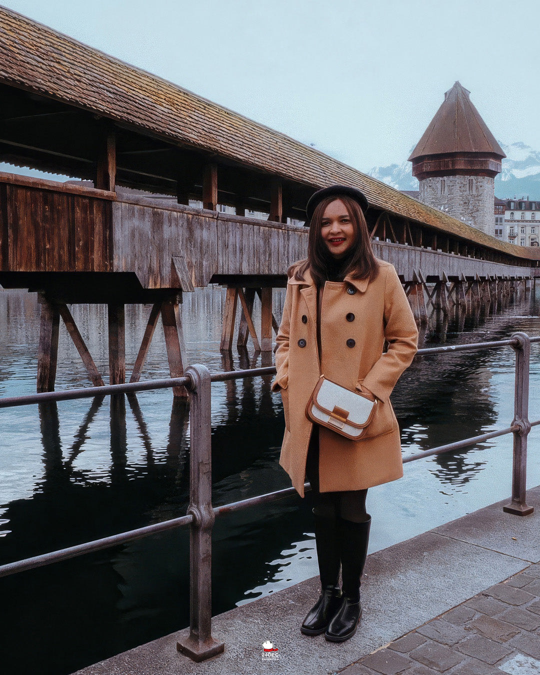 เช่าเสื้อโค้ท หญิง รุ่น BERN สี น้ำตาล