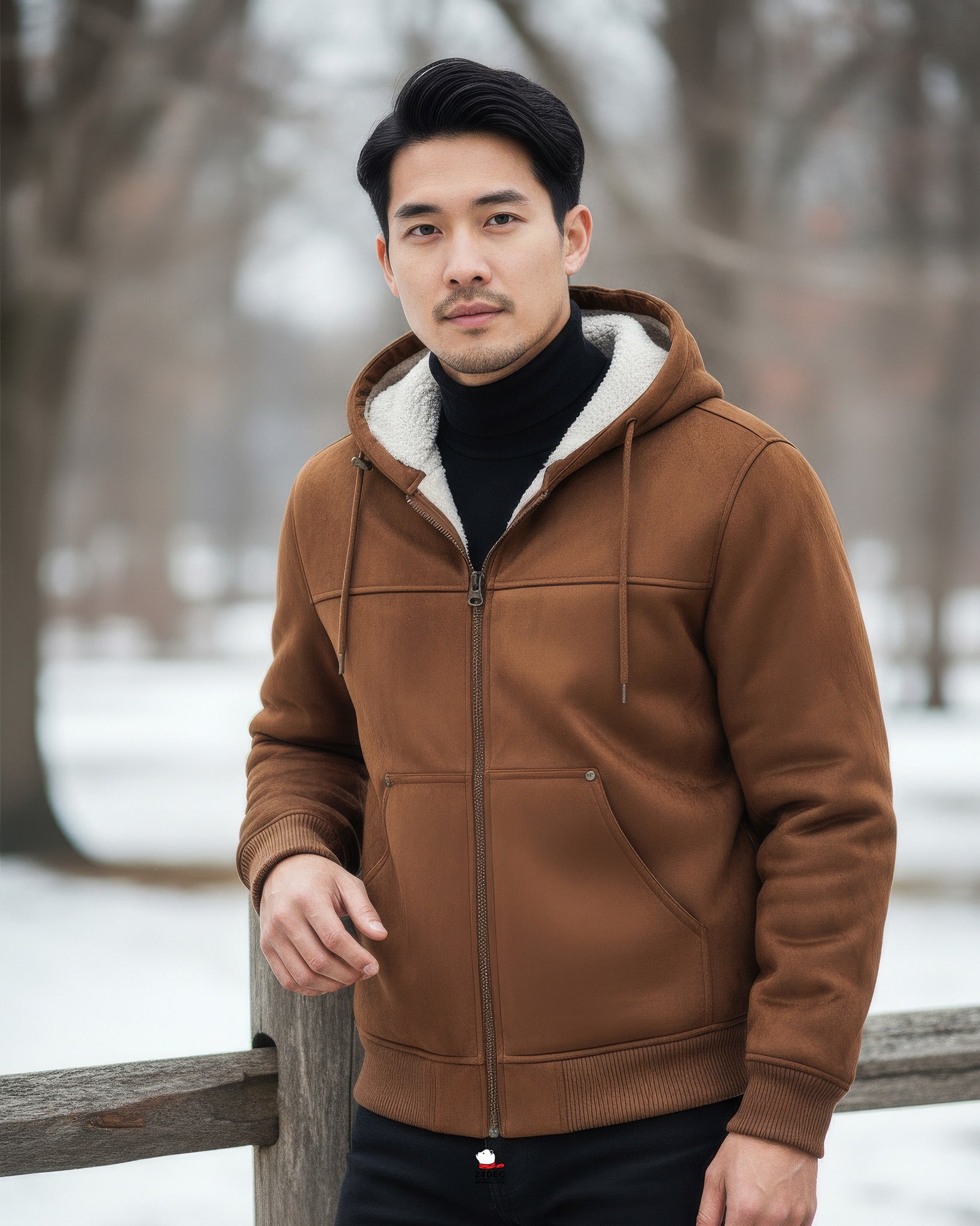 เช่าเสื้อแจ็คเก็ต ชาย รุ่น BETTER สี น้ำตาล