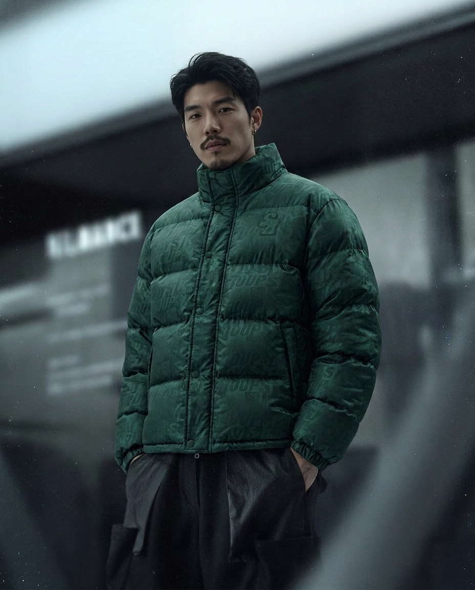 เช่าเสื้อกันหนาว ชาย รุ่น BLEWETT สี เขียว