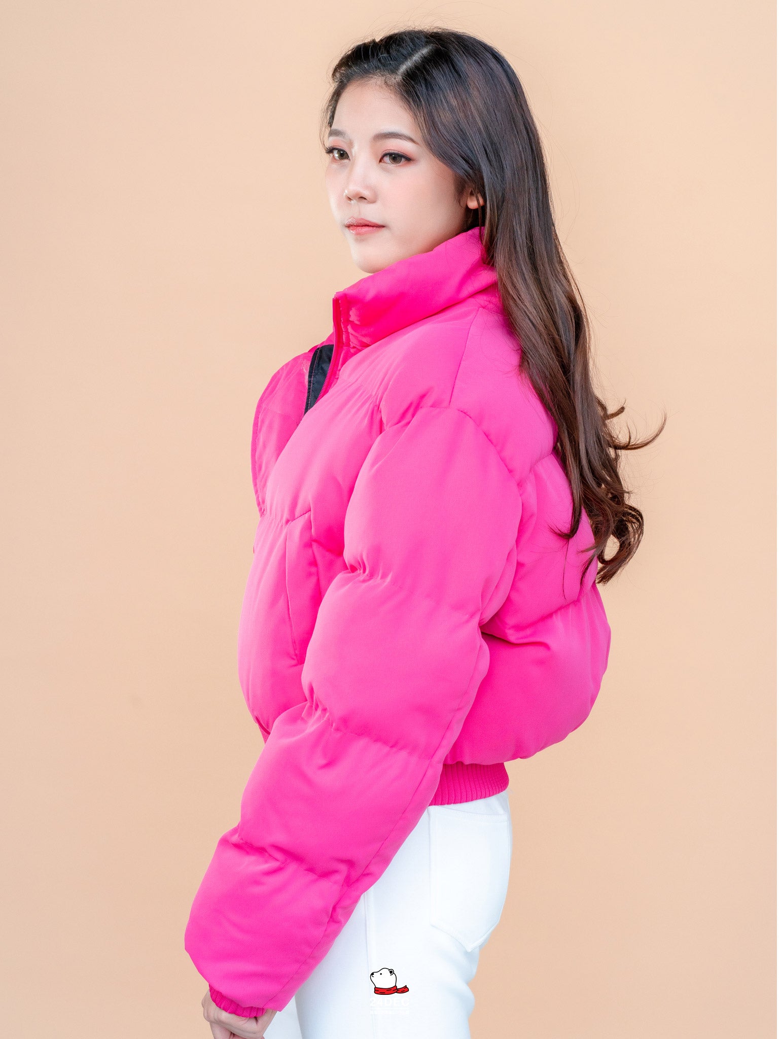 เช่าเสื้อกันหนาว หญิง รุ่น BLINK สี ชมพู