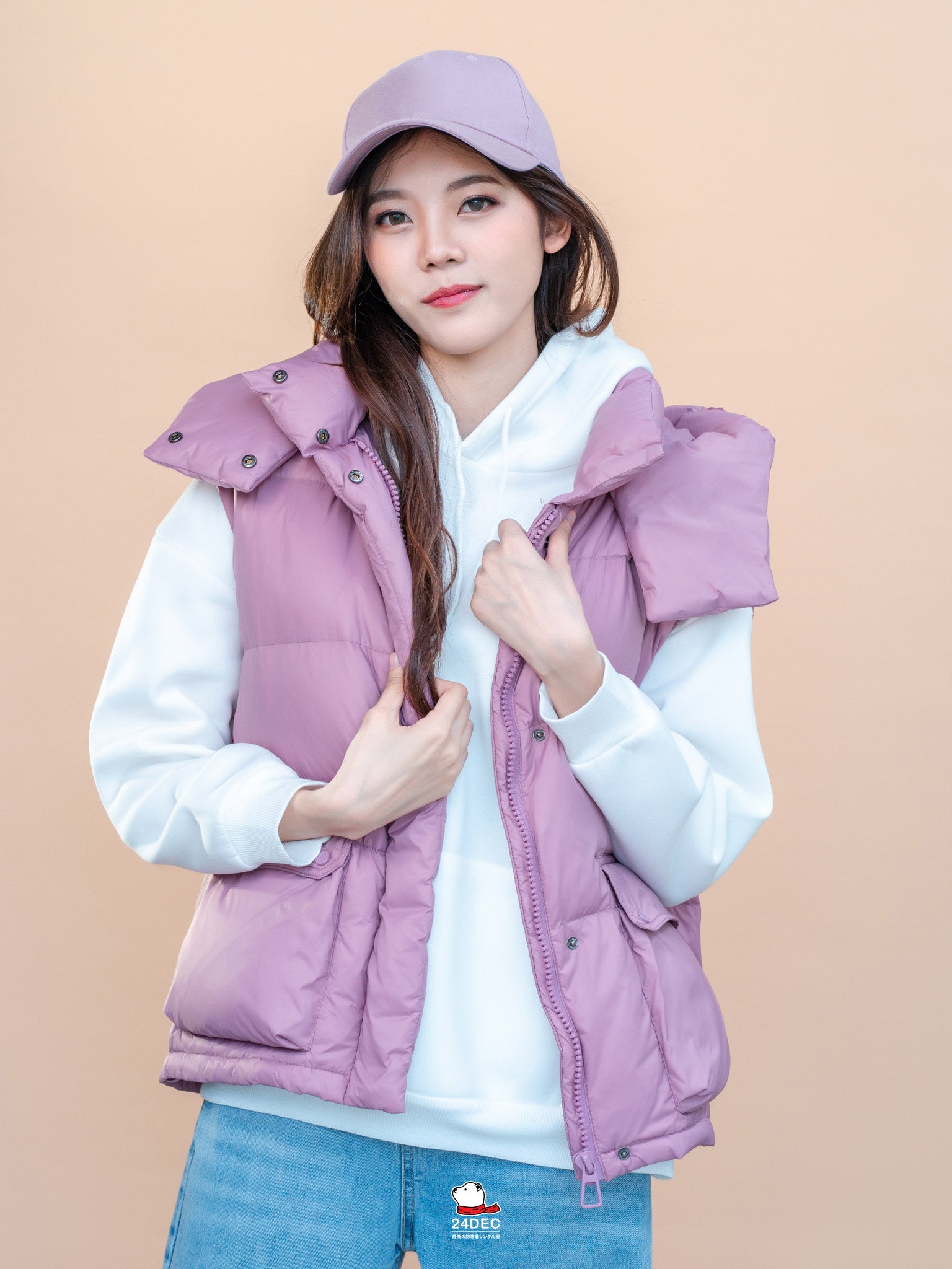 เช่าเสื้อกันหนาว หญิง รุ่น BONITA สี ม่วง