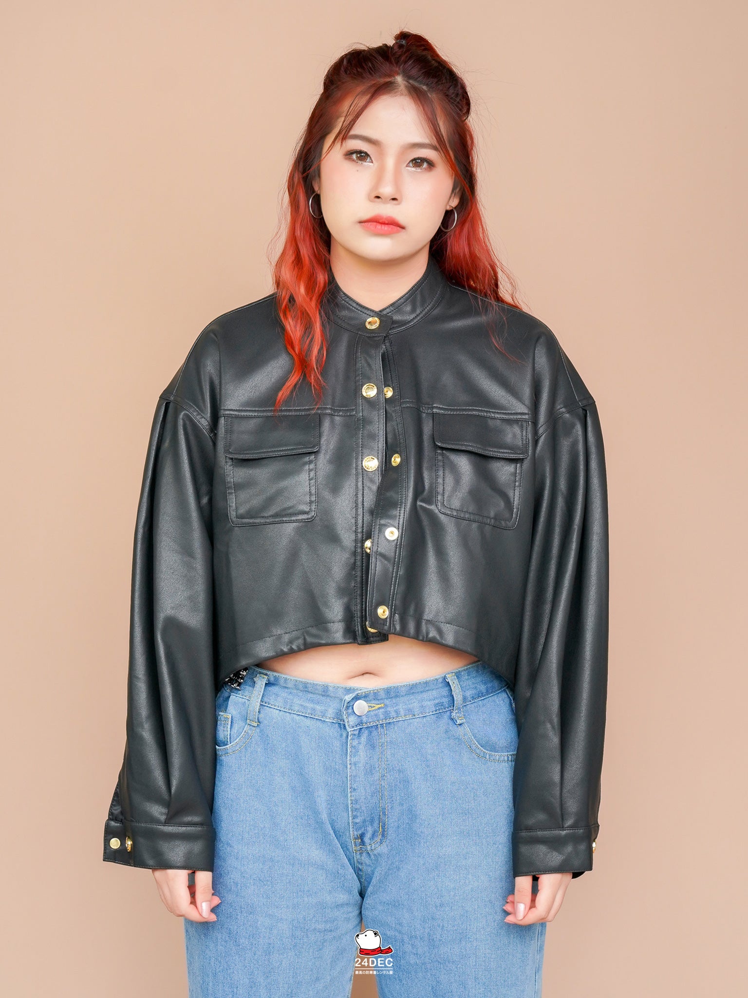 เช่าเสื้อแจ็คเก็ต หญิง รุ่น BUTTERCUP สี ดำ