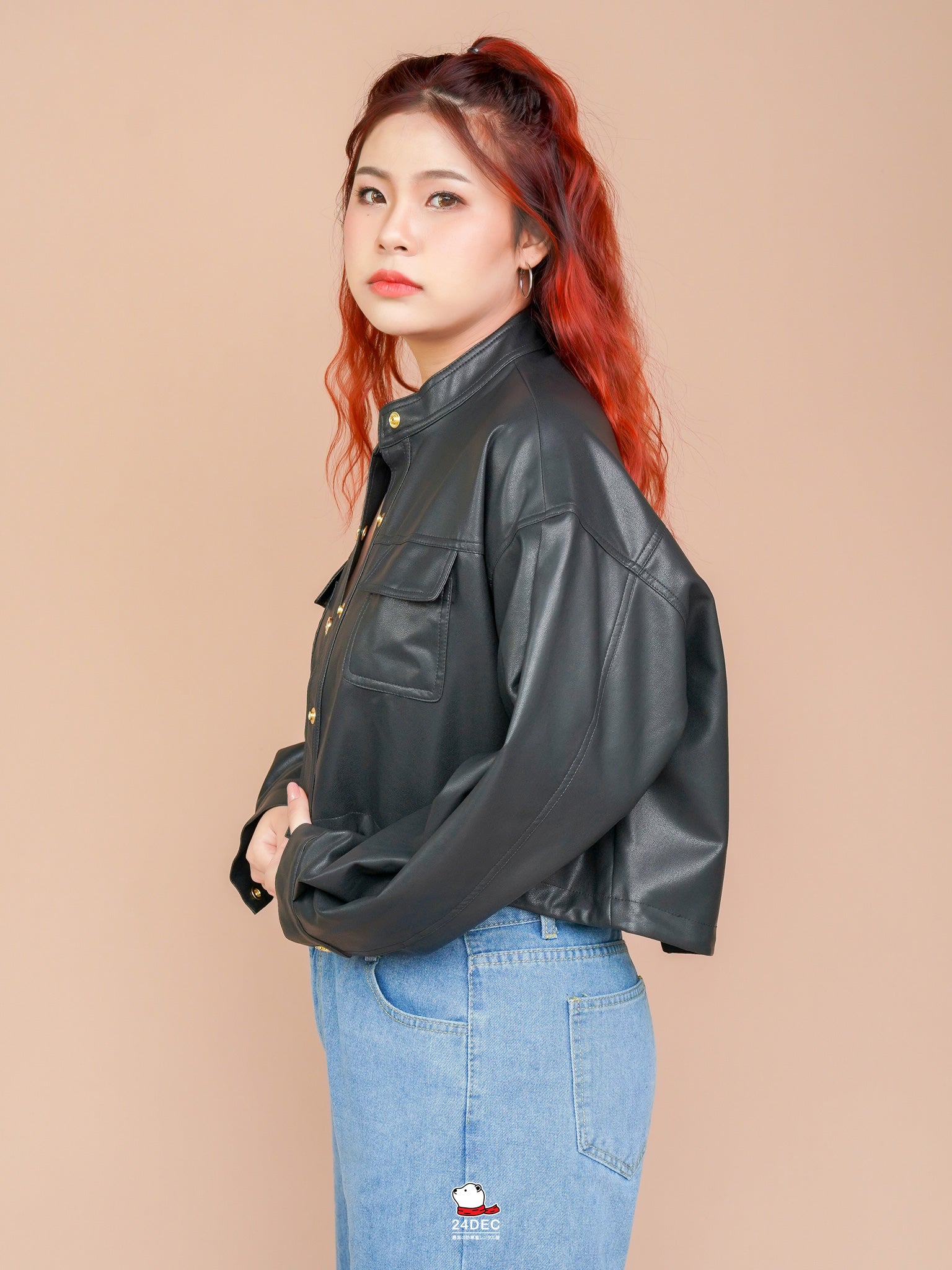เช่าเสื้อแจ็คเก็ต หญิง รุ่น BUTTERCUP สี ดำ