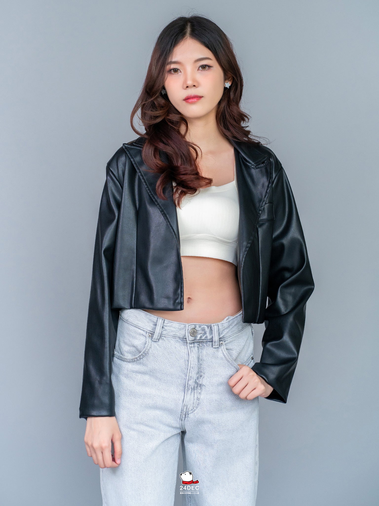 เช่าเสื้อแจ็คเก็ต หญิง รุ่น COAL สี ดำ
