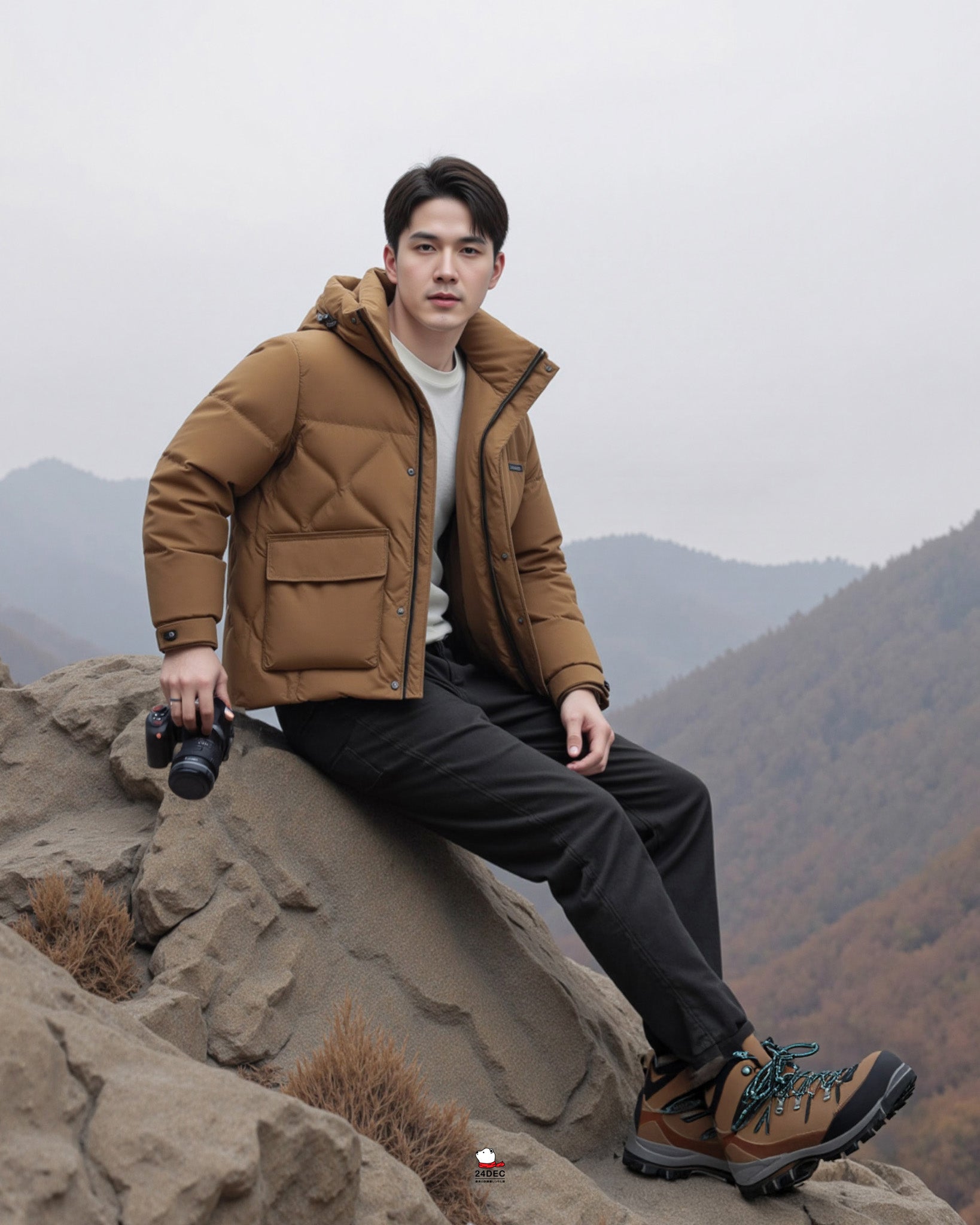 เช่าเสื้อกันหนาว ชาย รุ่น COFFEE สี น้ำตาล