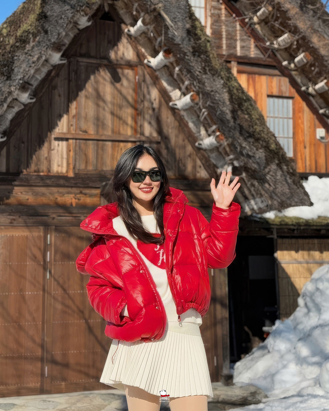 เช่าเสื้อกันหนาว หญิง รุ่น COLETTE สี แดง