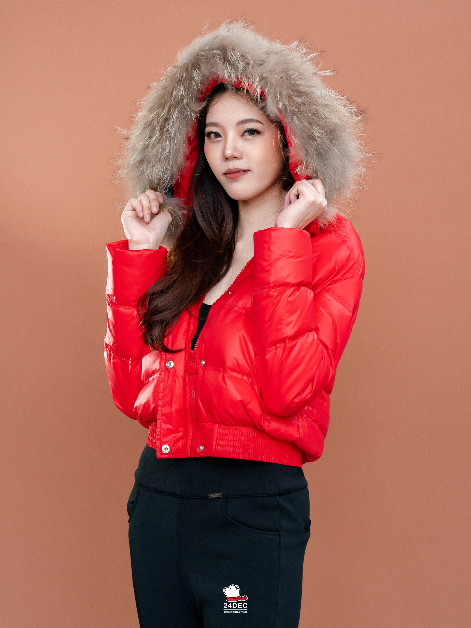 เช่าเสื้อกันหนาว หญิง รุ่น COOKIE สี แดง