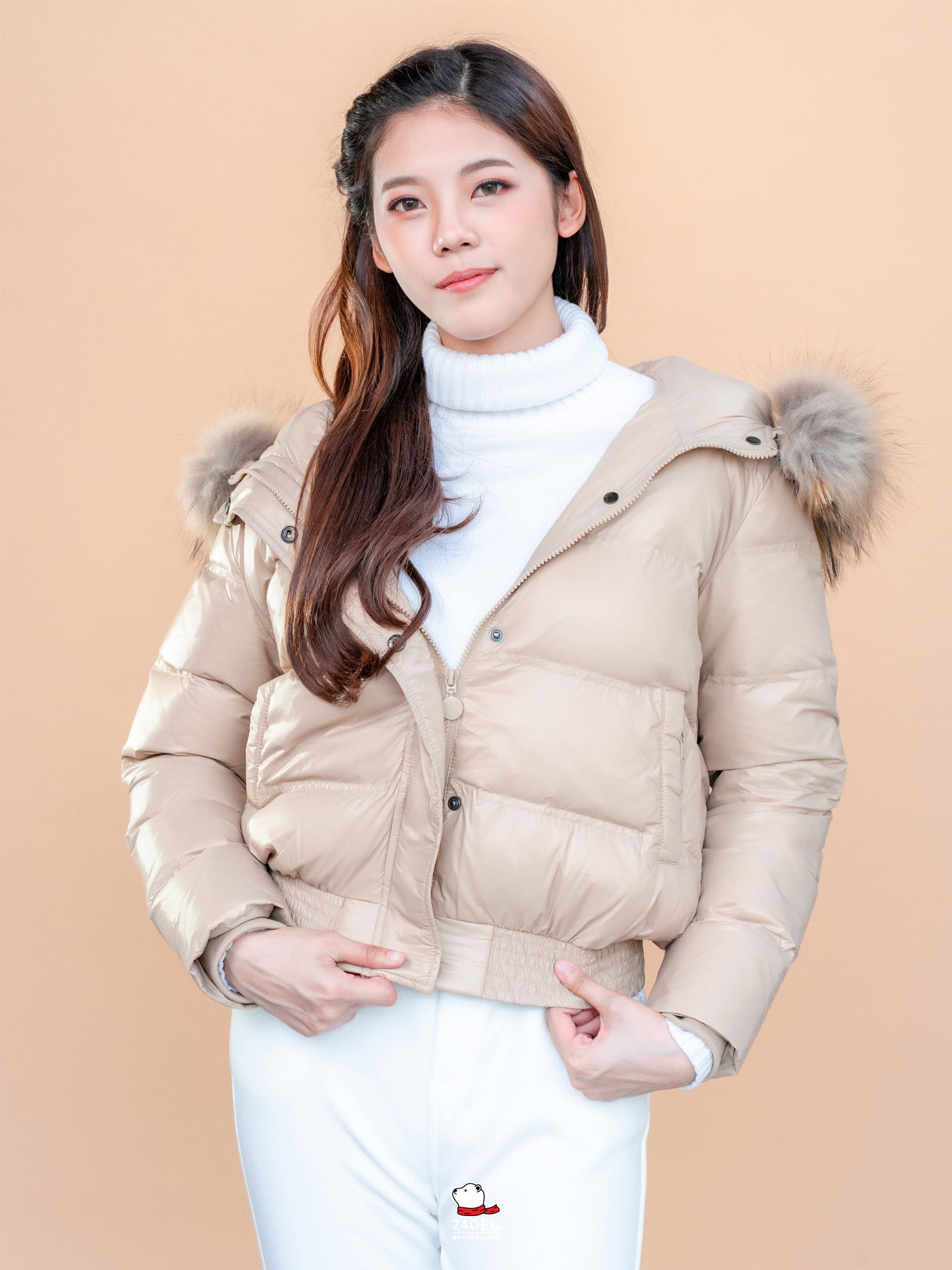 เช่าเสื้อกันหนาว หญิง รุ่น COOKIE สี น้ำตาล