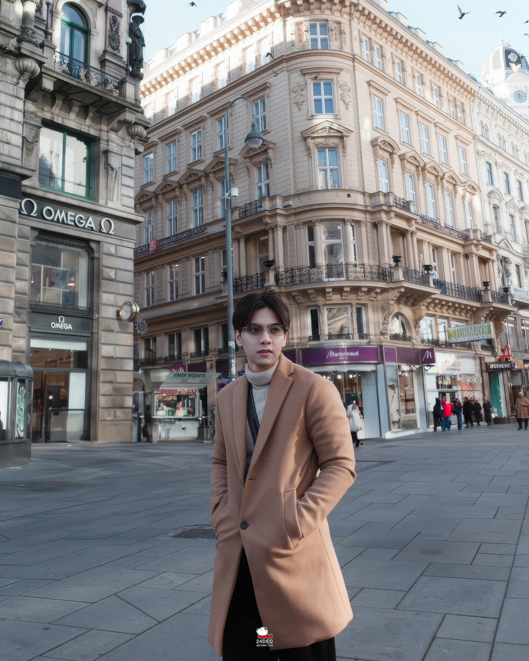 เช่าเสื้อโค้ท ชาย รุ่น COZY สี น้ำตาล
