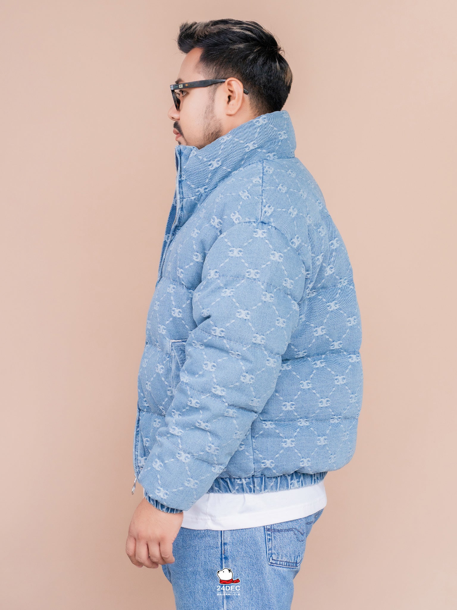 เช่าเสื้อกันหนาว ชาย รุ่น DENIM สี ฟ้า