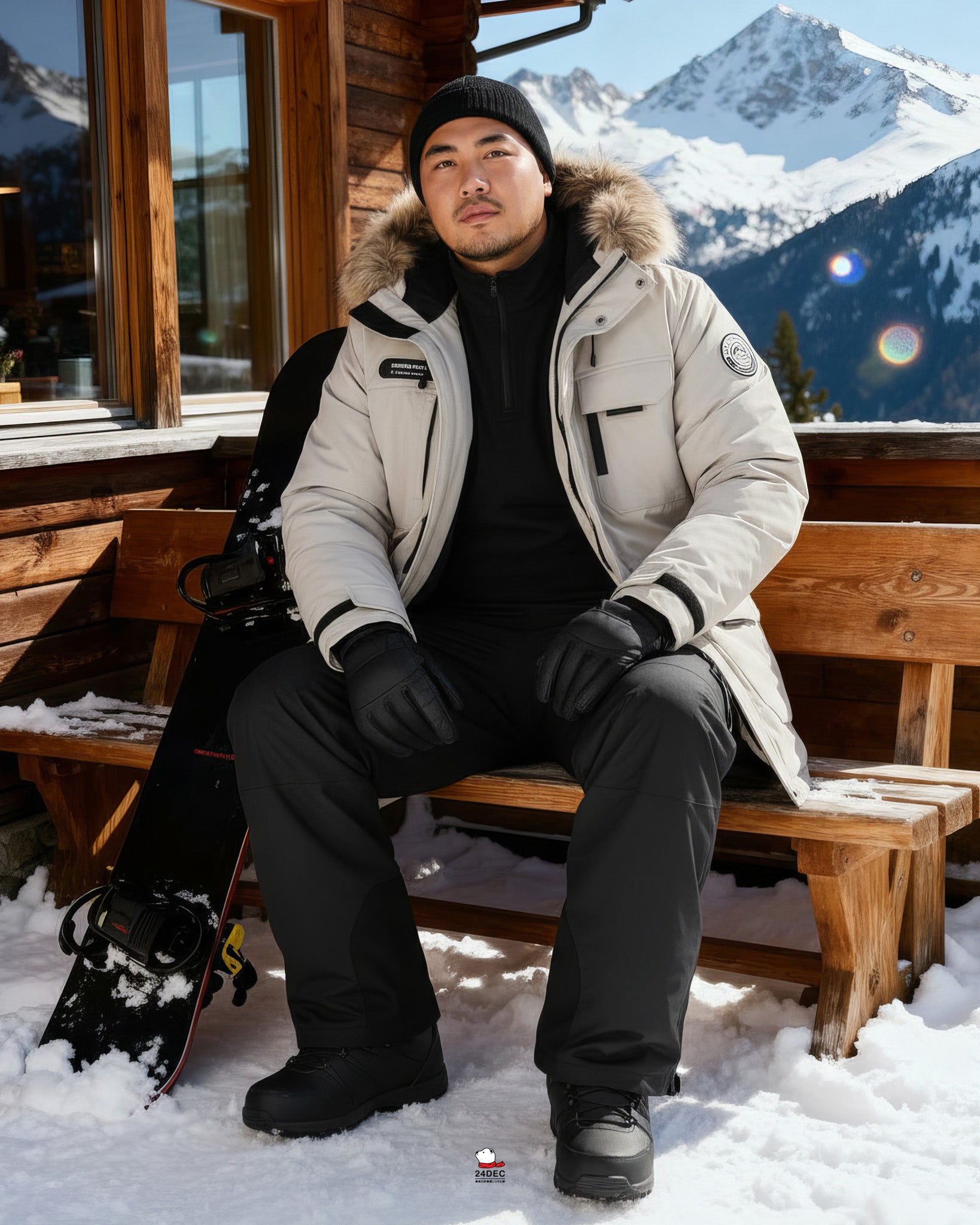 เช่าเสื้อกันหนาว ชาย รุ่น DORTMUND สี ขาว