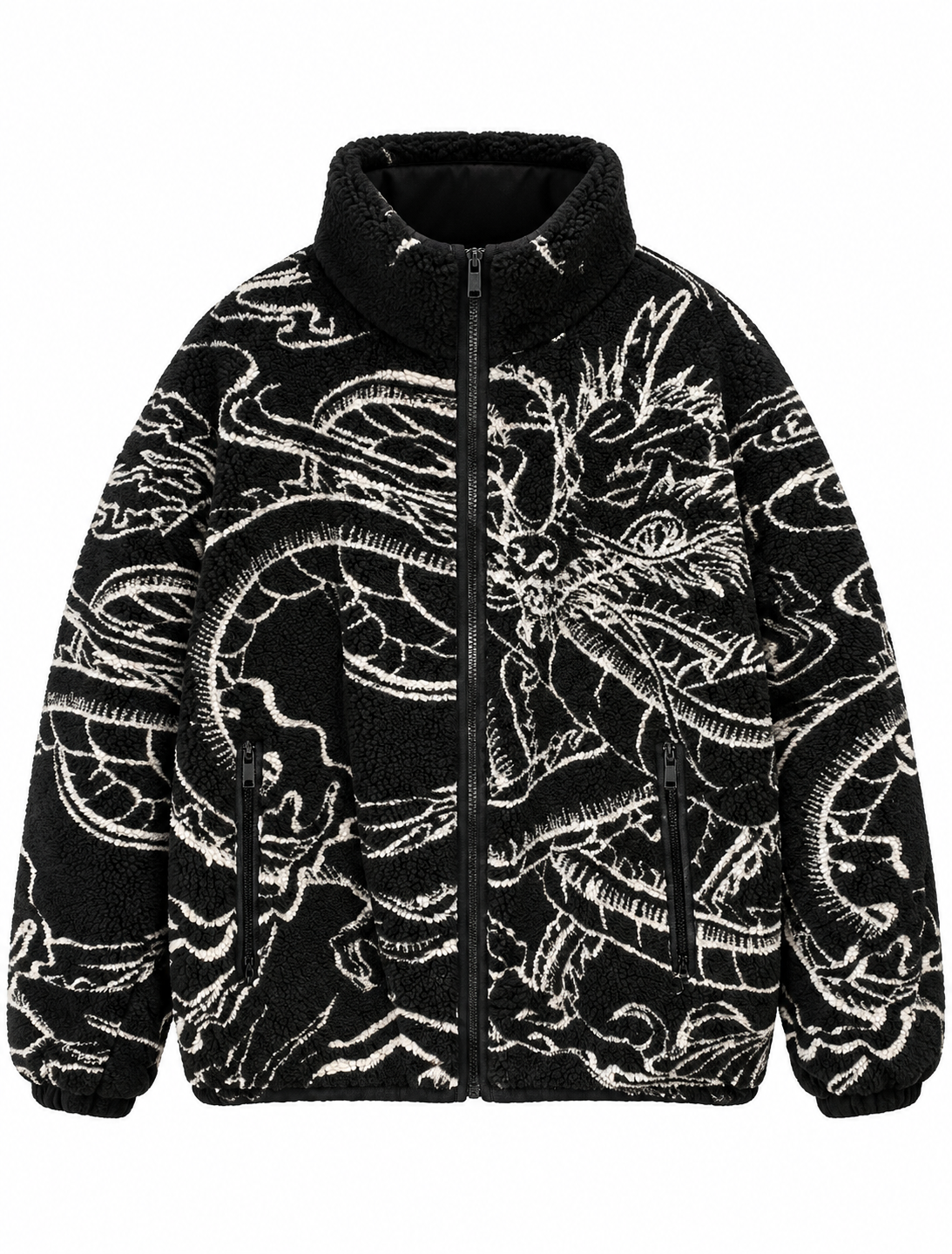 เช่าเสื้อแจ็คเก็ต ชาย รุ่น DRAGON สี ดำ