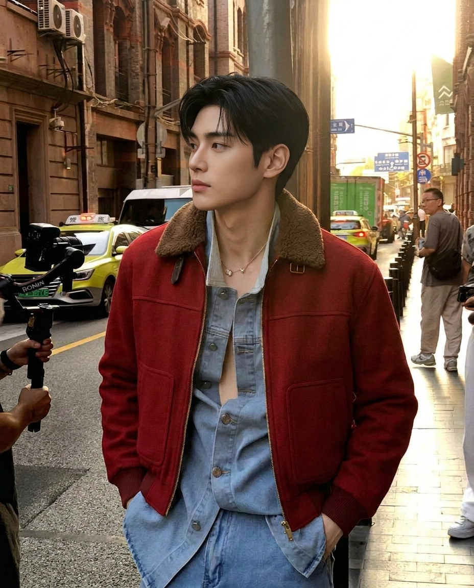 เช่าเสื้อแจ็คเก็ต ชาย รุ่น DURMSTRANG สี แดง