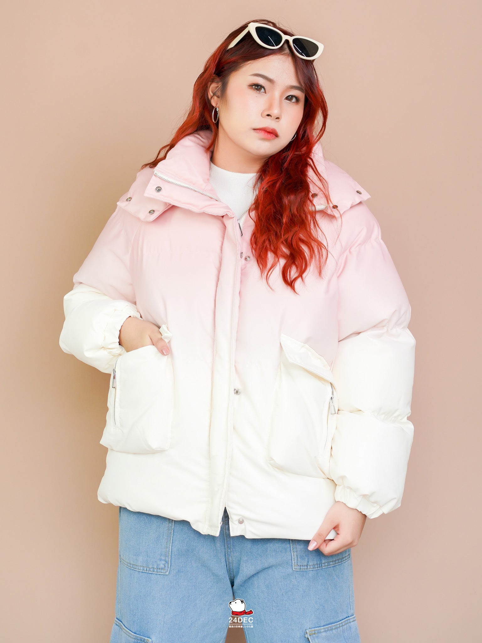 เช่าเสื้อกันหนาว หญิง รุ่น ESTER สี ชมพู