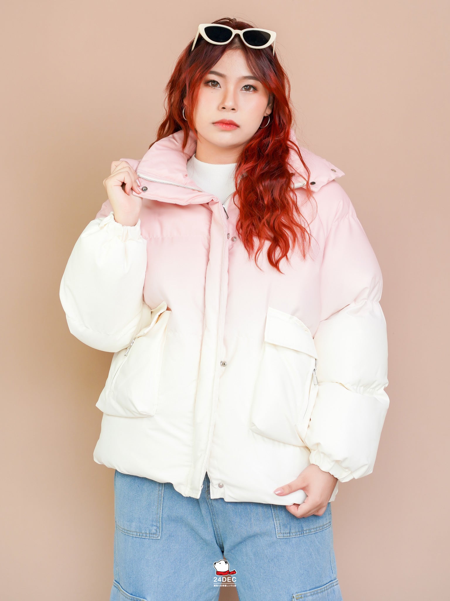 เช่าเสื้อกันหนาว หญิง รุ่น ESTER สี ชมพู